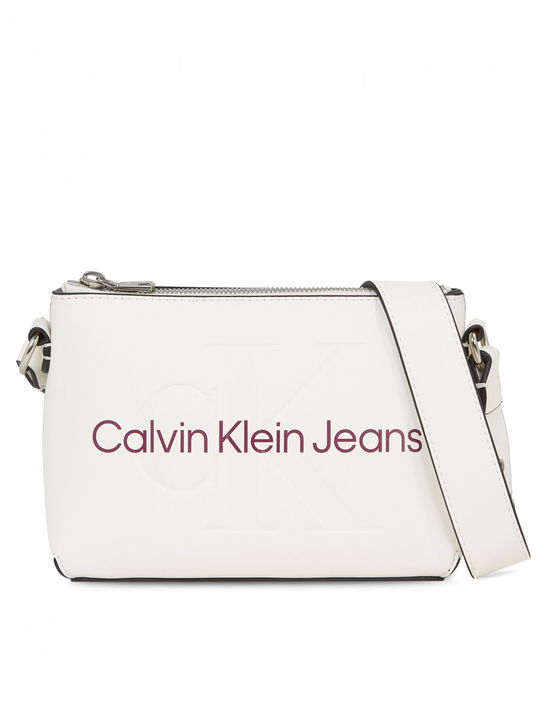 Calvin Klein Jeans Kabelka Sculpted Camera Pouch21 Mono K60K610681 Écru