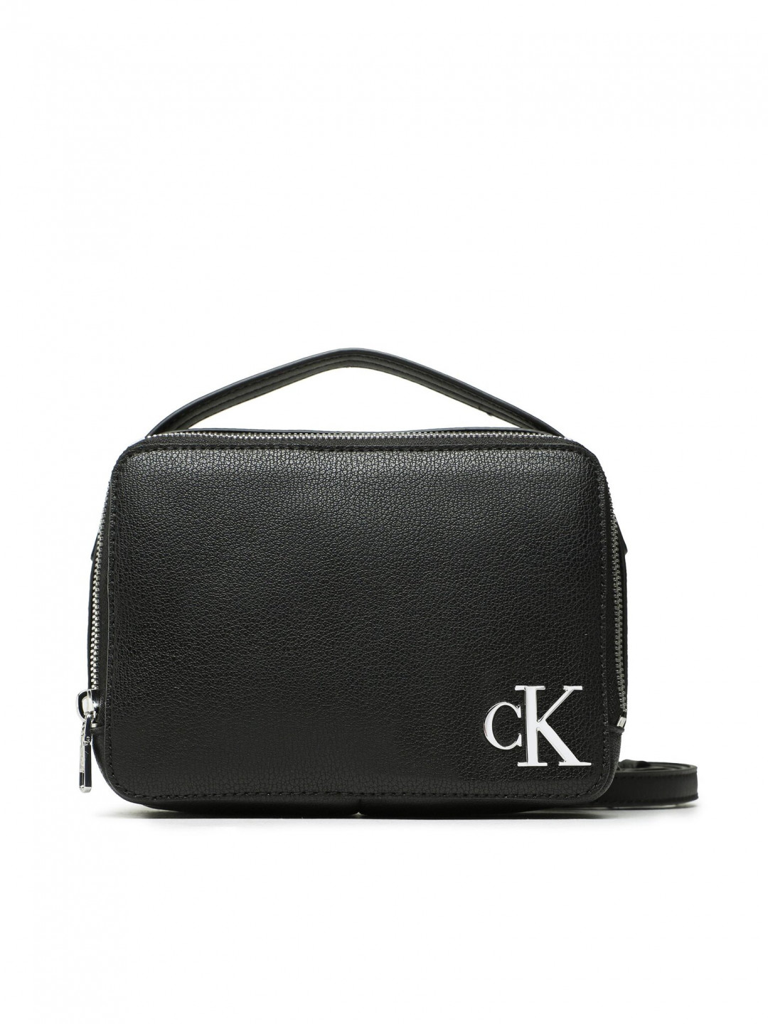 Calvin Klein Jeans Kabelka Minimal Monogram Camera Bag 18 K60K610331 Černá