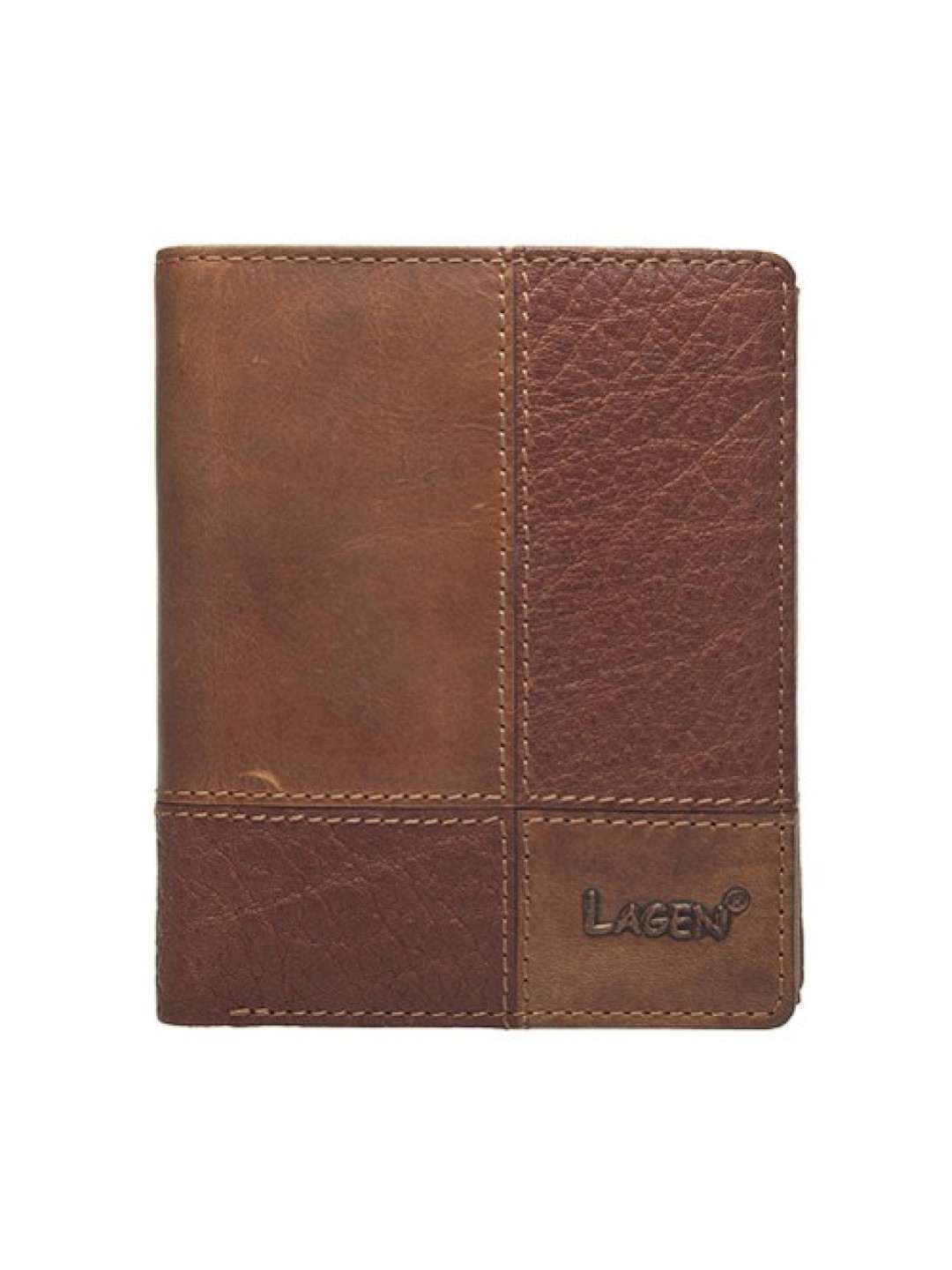 Pánská kožená peněženka Lagen Apolo – hnědá
