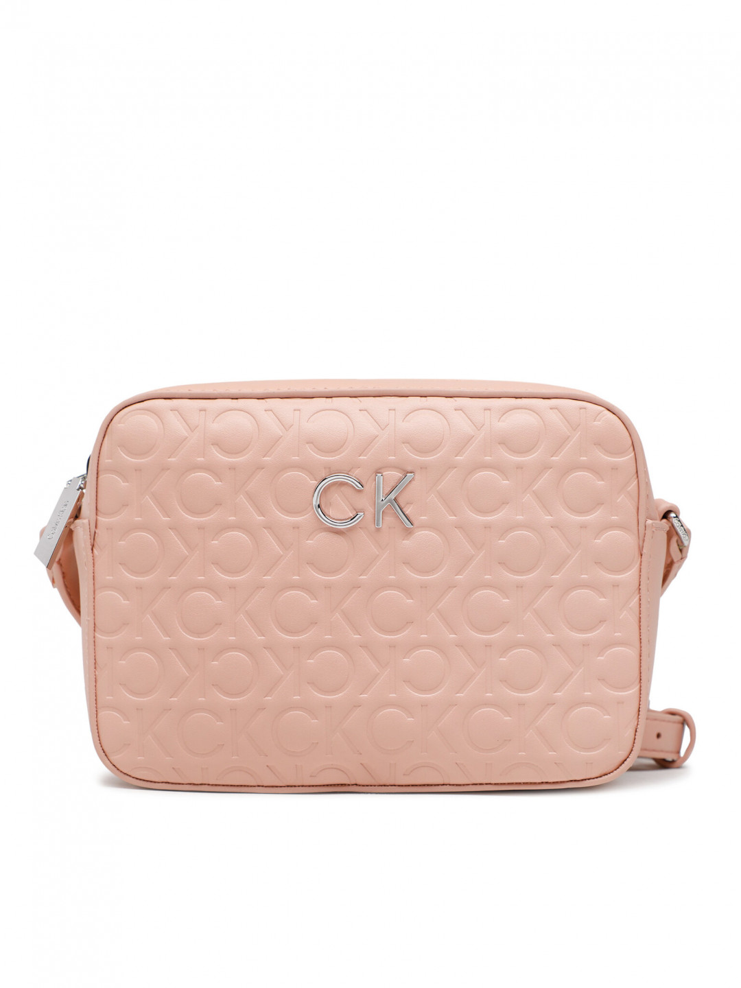 Calvin Klein Kabelka Re-Lock Camera Bag Emb Mono K60K610199 Růžová