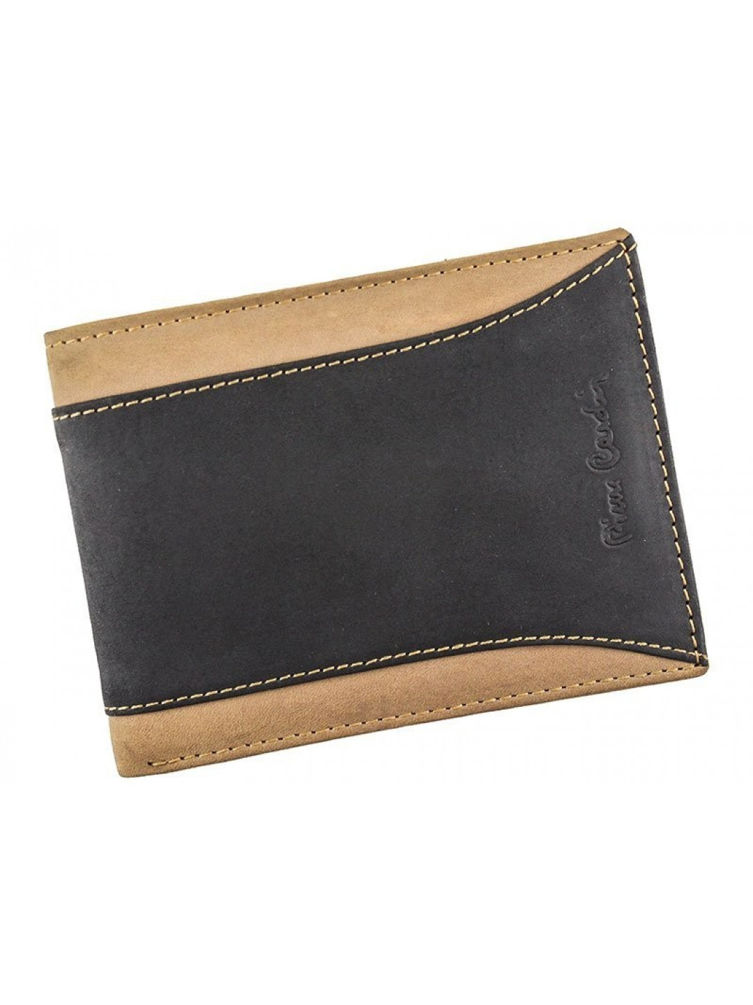 Pánská kožená peněženka Pierre Cardin Dan – černo-hnědá