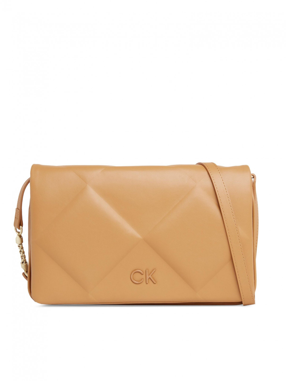 Calvin Klein Kabelka Re-Lock Quilt Shoulder Bag K60K611021 Hnědá