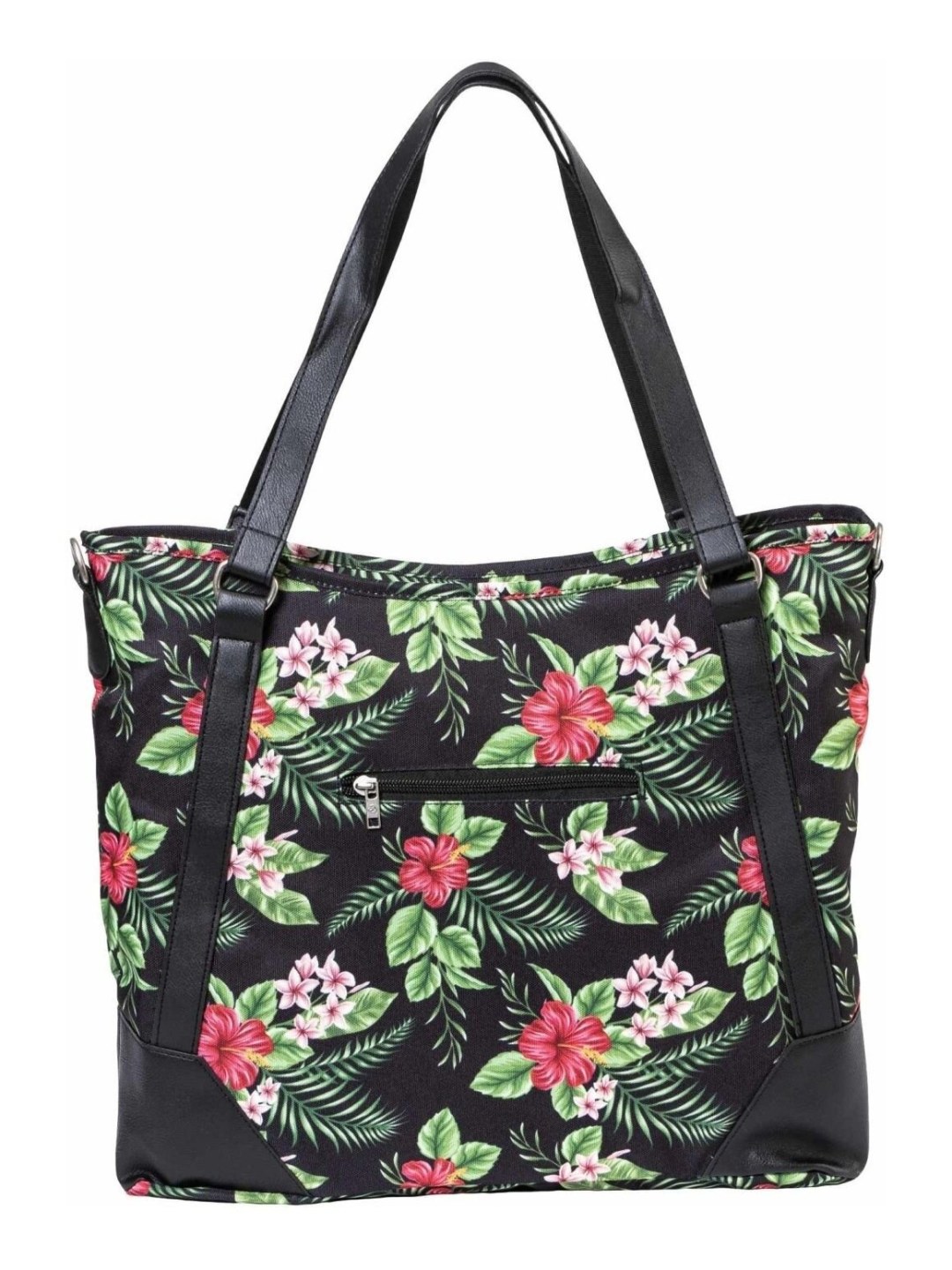 Meatfly dámská kabelka Insanity Tropical Black Černá Objem 11 L