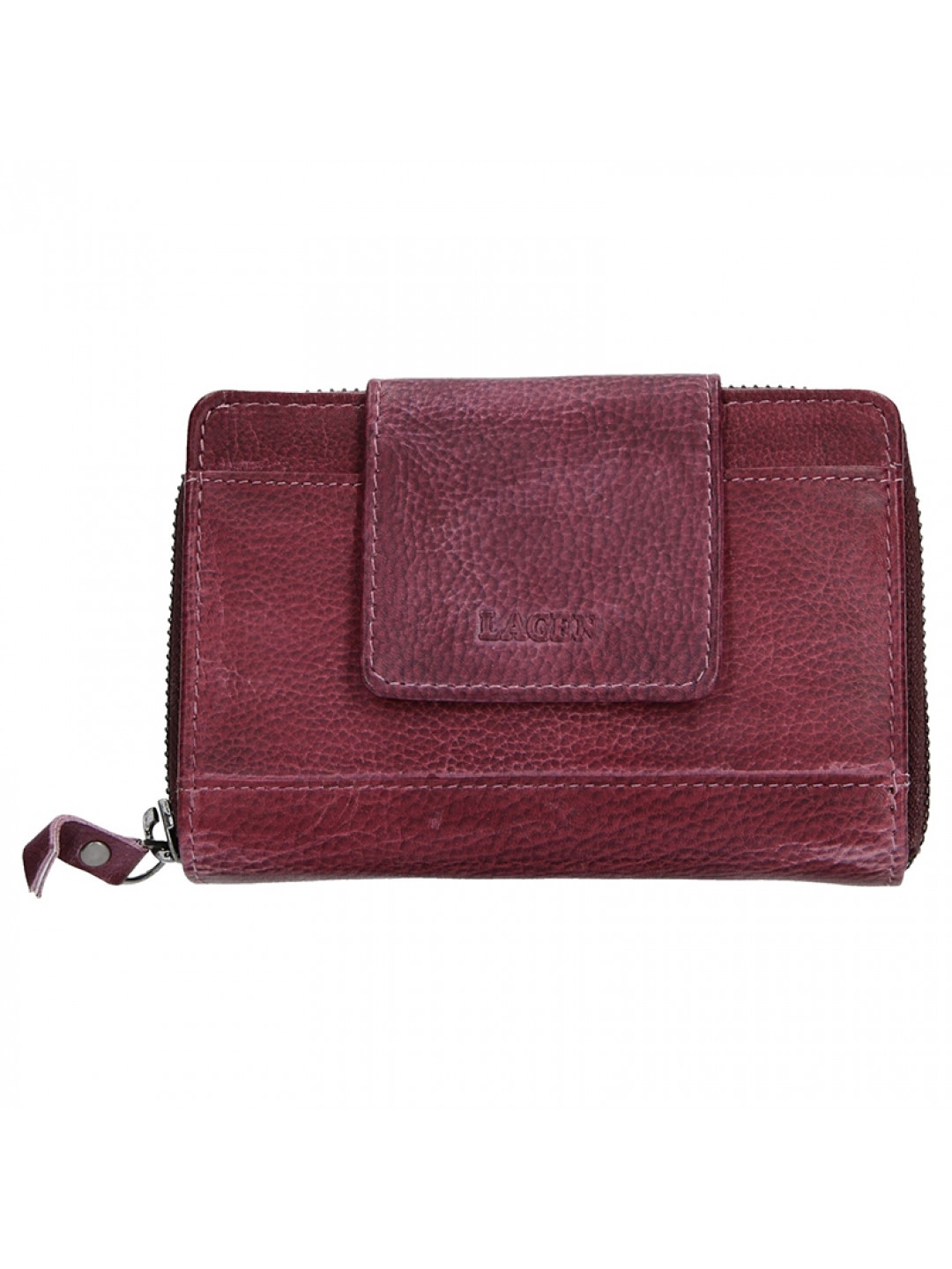 Dámská kožená peněženka Lagen Agáta – fialová