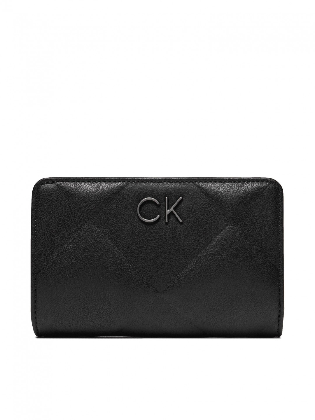 Calvin Klein Velká dámská peněženka Re-Lock Quilt Bifold Wallet K60K611374 Černá