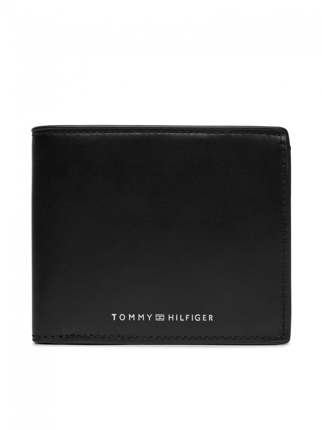 Tommy Hilfiger Velká pánská peněženka Th Spw Leather Cc And Coin AM0AM11871 Černá