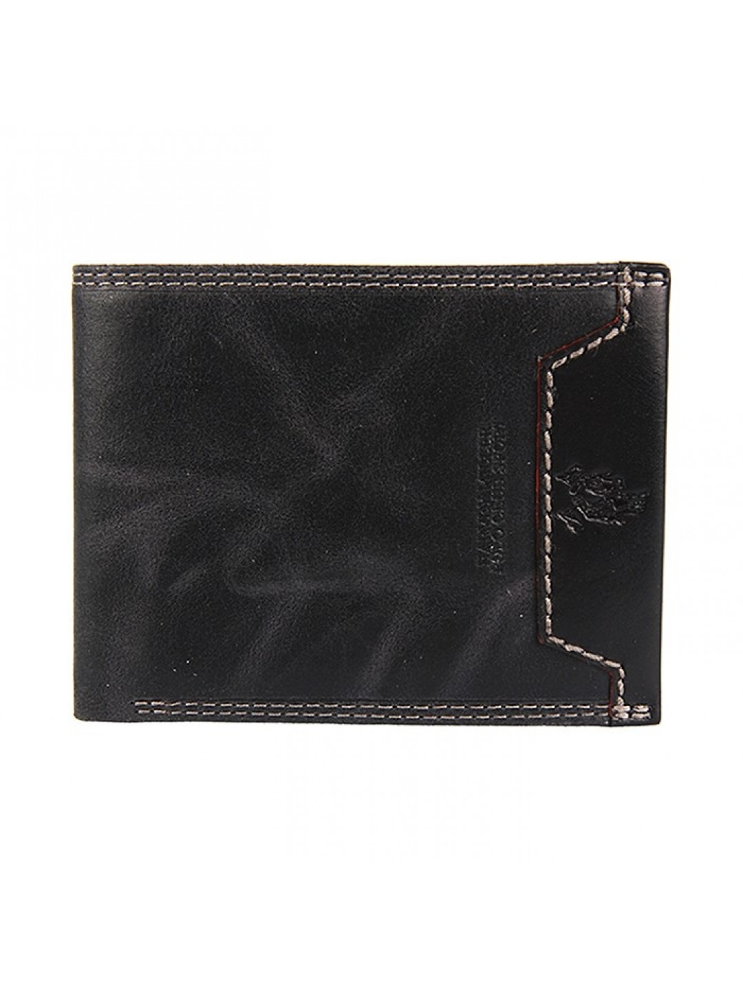 Pánská kožená peněženka Harvey Miller Bill – černá