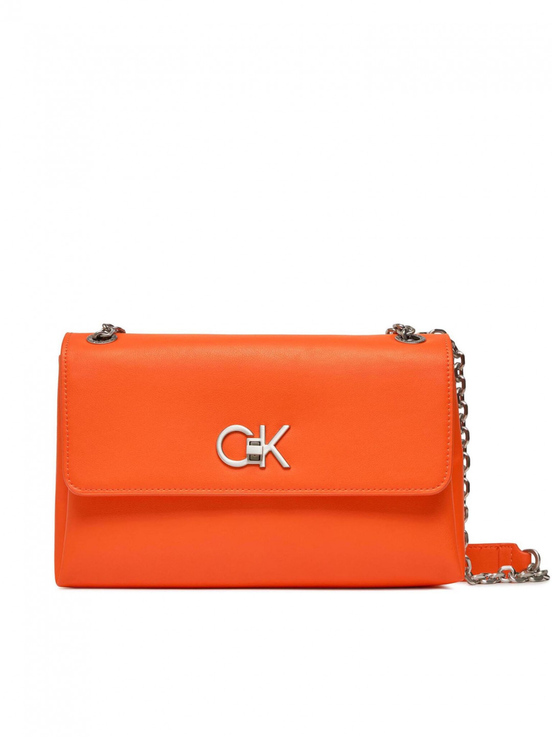 Calvin Klein Kabelka Re-Lock Ew Conv Crossbody K60K611084 Oranžová
