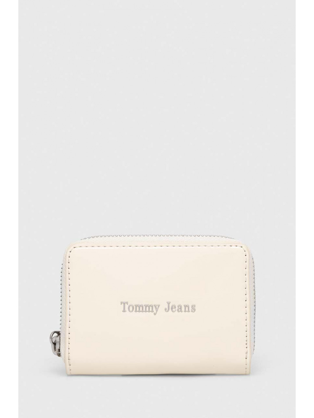 Peněženka Tommy Jeans béžová barva