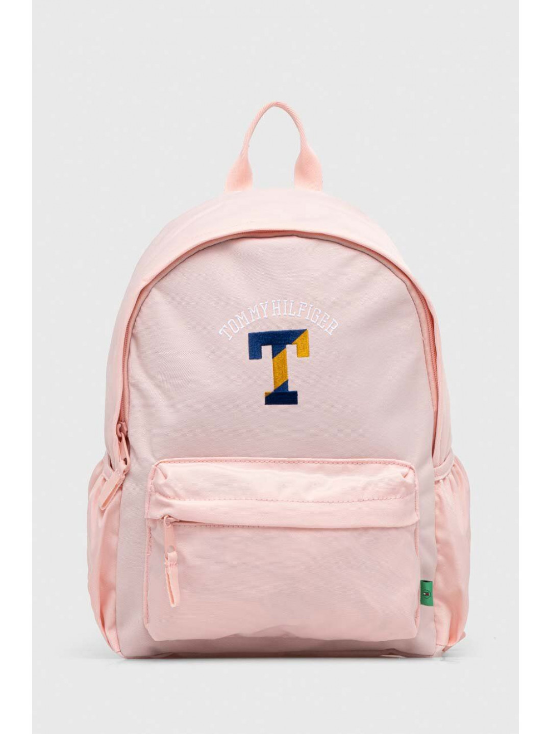 Dětský batoh Tommy Hilfiger růžová barva malý s aplikací