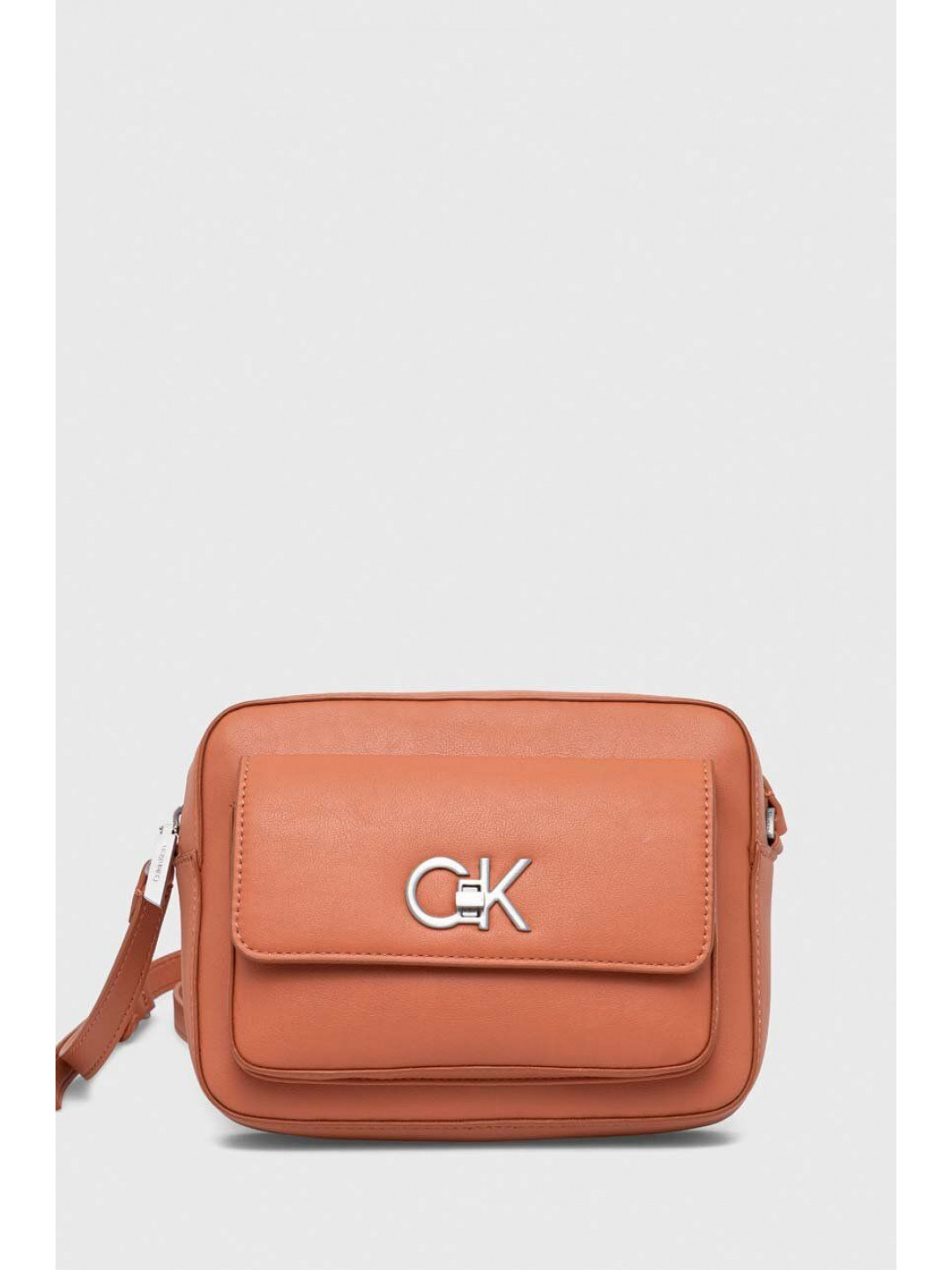 Kabelka Calvin Klein oranžová barva K60K611083