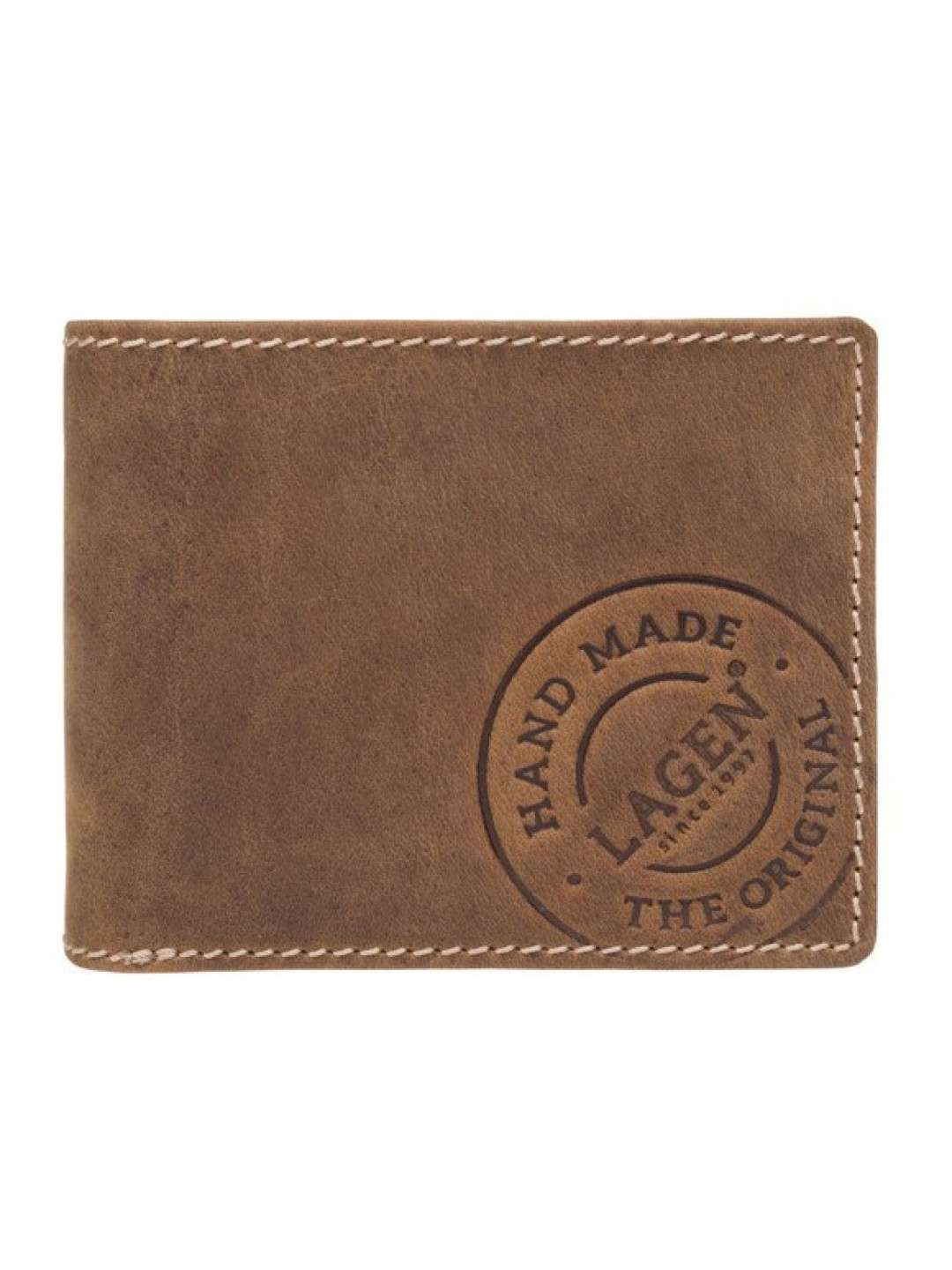 Pánská kožená peněženka Lagen Thor – hnědá