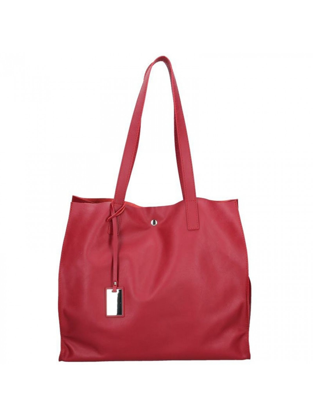Dámská kožená kabelka Facebag Karolína – červená