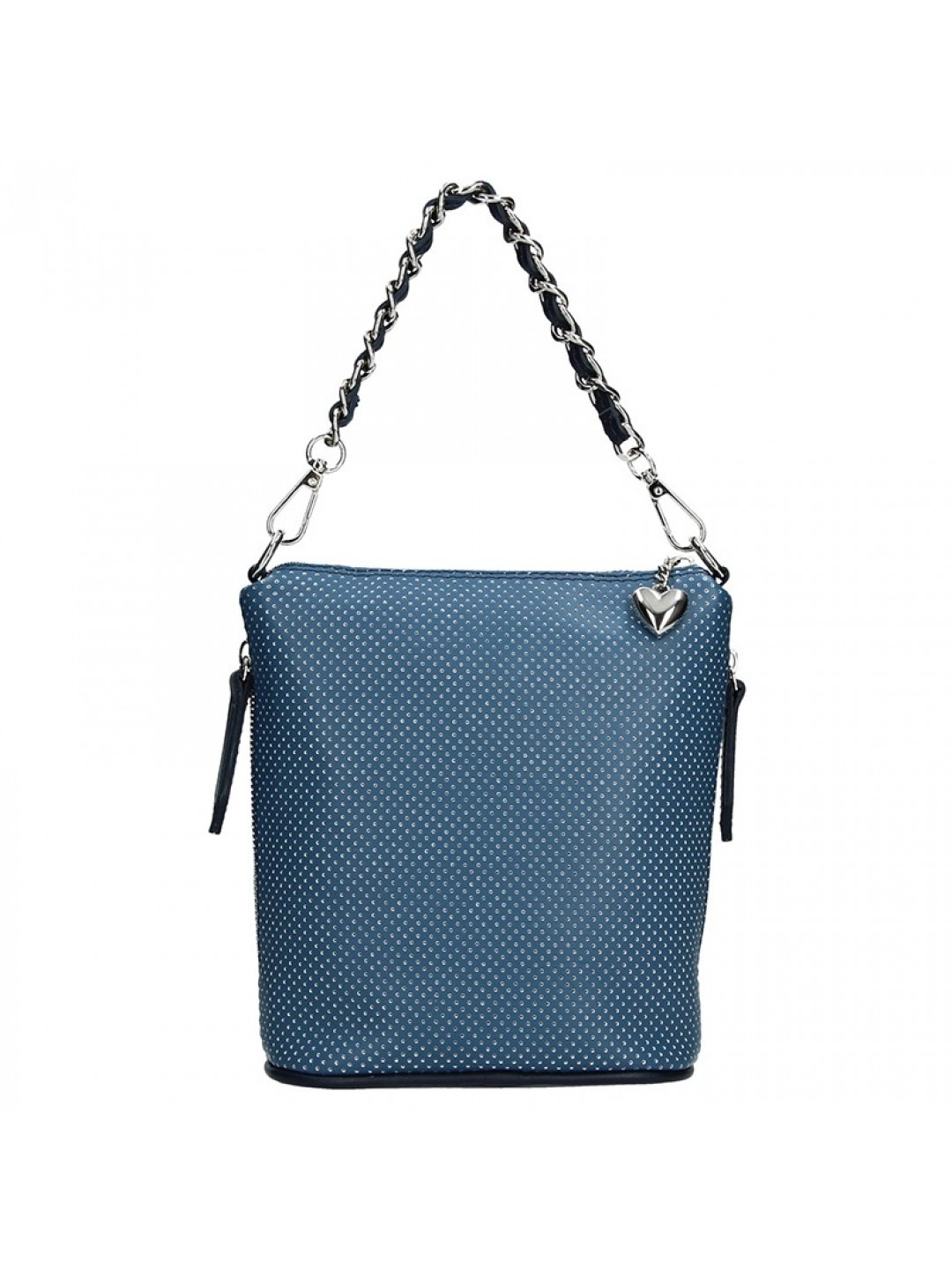 Dámská kožená kabelka Facebag Roberta – modrá