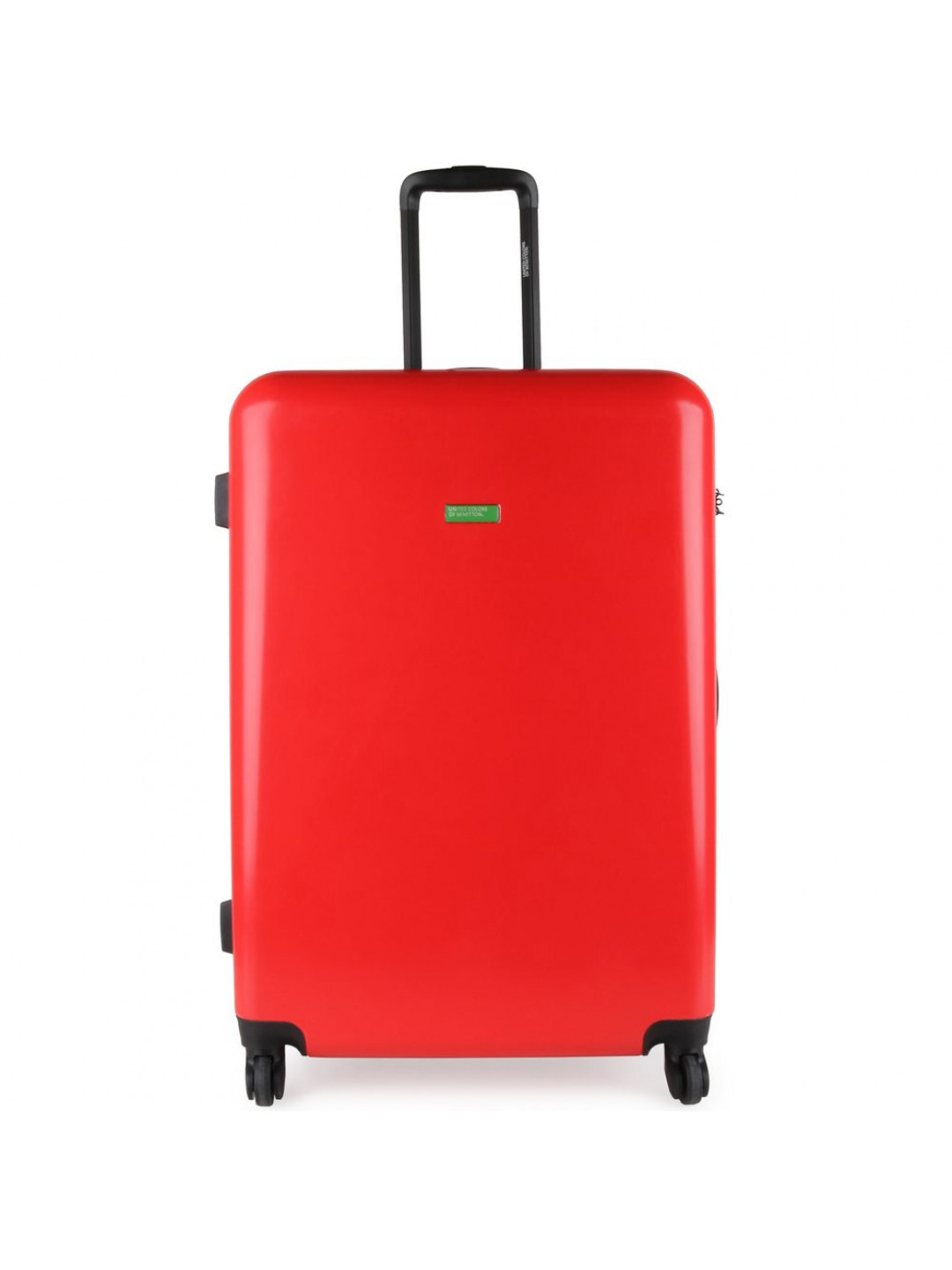 United Colors of Benetton Skořepinový cestovní kufr Cocoon L 96 5 l – červená