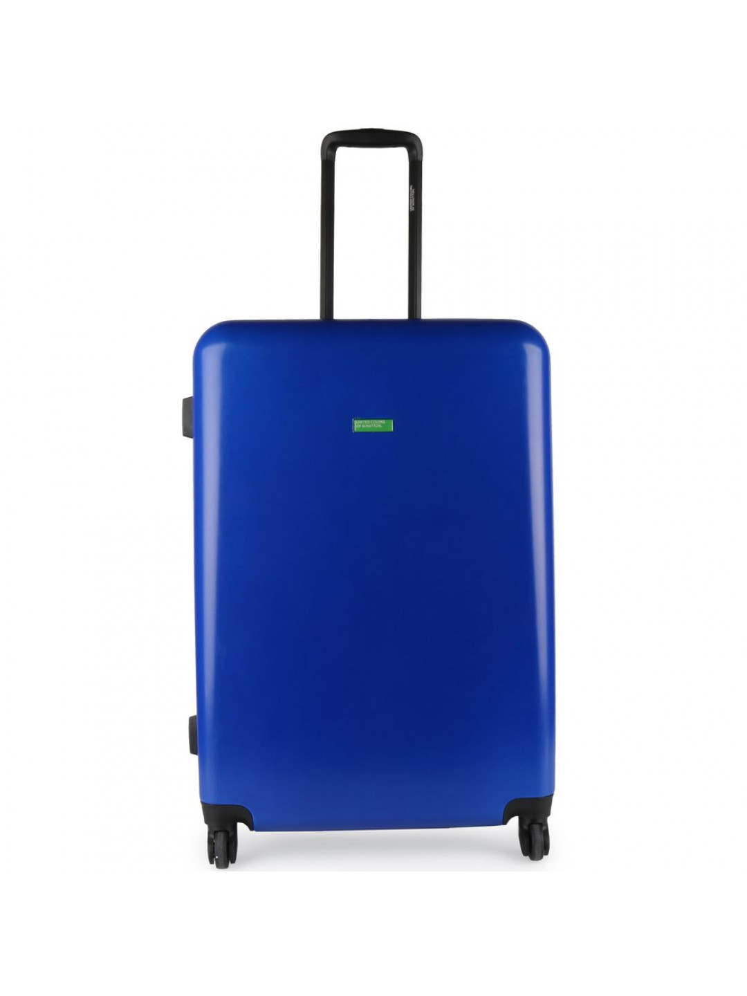 United Colors of Benetton Skořepinový cestovní kufr Cocoon L 96 5 l – modrá