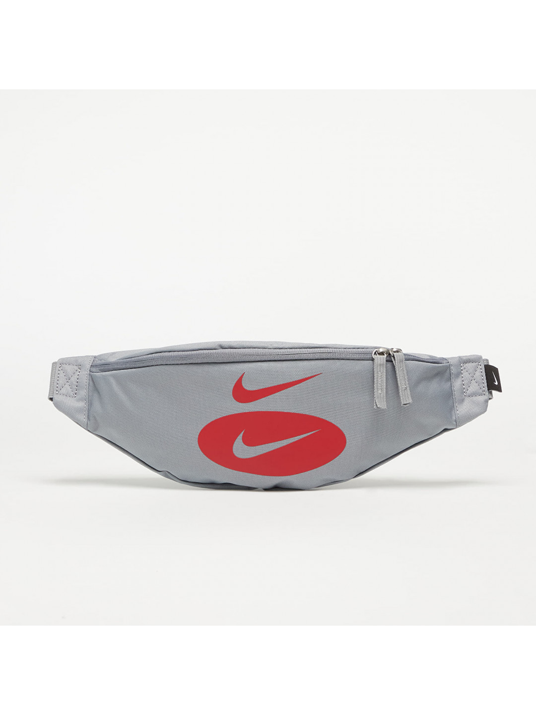 Nike Heritage Hip Pack Particle Grey University Red