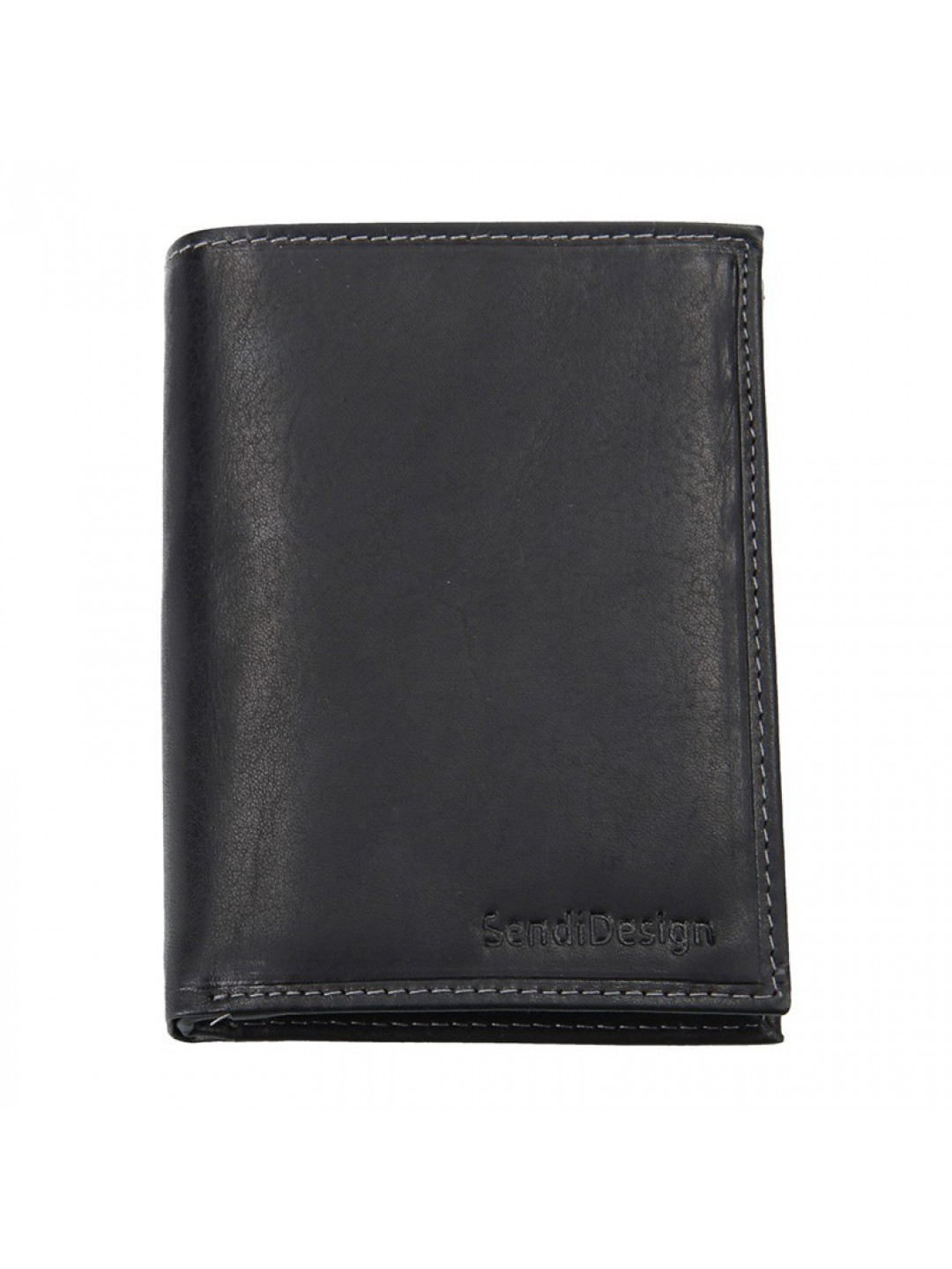 Pánská kožená peněženka SendiDesign 5602 P VT – černá
