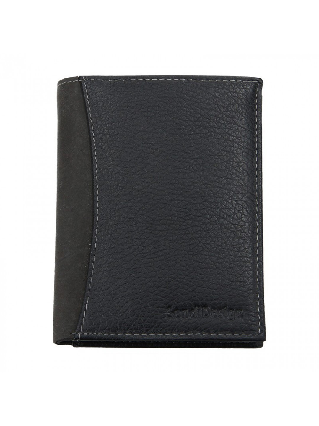 Pánská kožená peněženka SendiDesign 5502 FH – černá