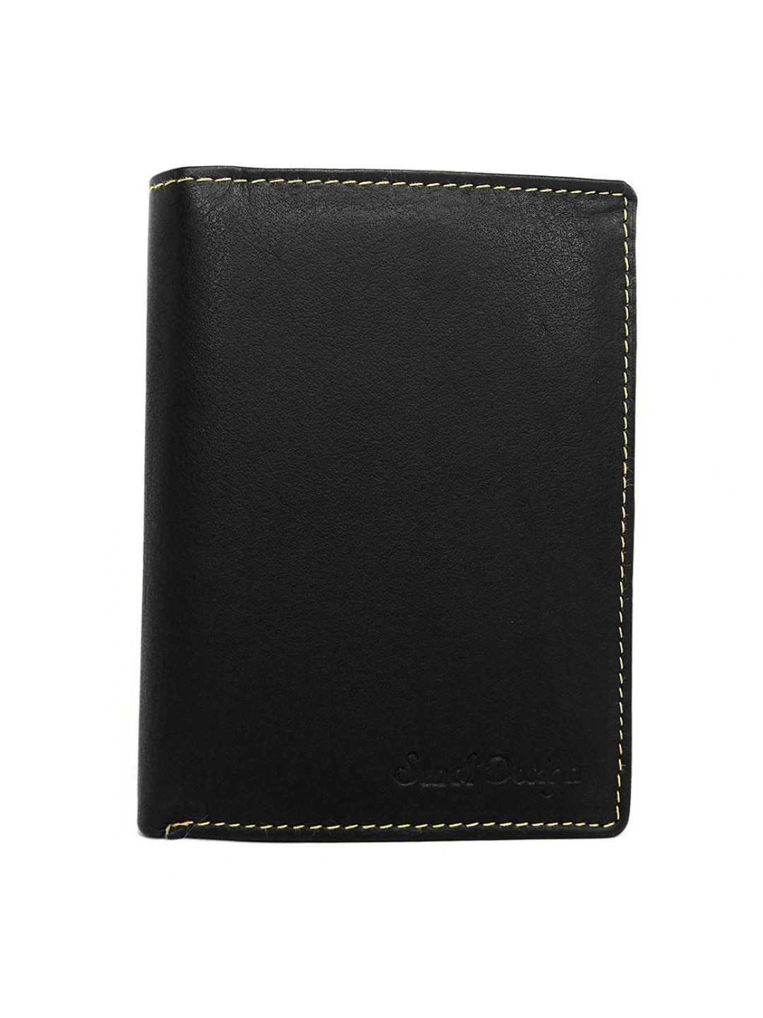 Pánská kožená peněženka SendiDesign Walt – černá