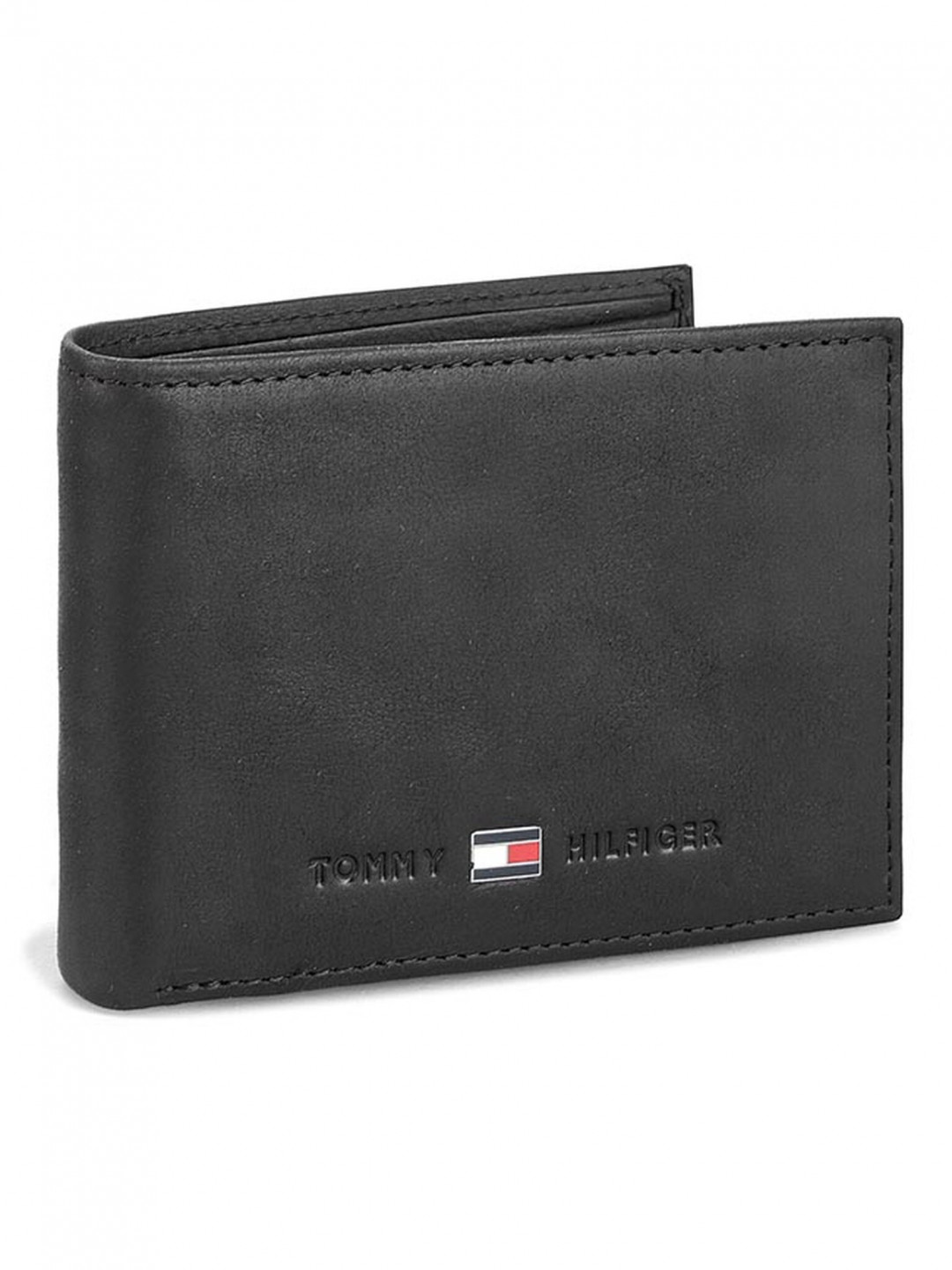 Tommy Hilfiger Velká pánská peněženka Johnson Mini Cc Flap And Coin Pocket AM0AM00662 82568 Černá