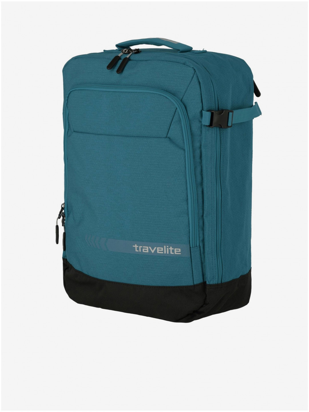 Petrolejový unisex cestovní batoh Travelite Kick Off Multibag Backpack Petrol
