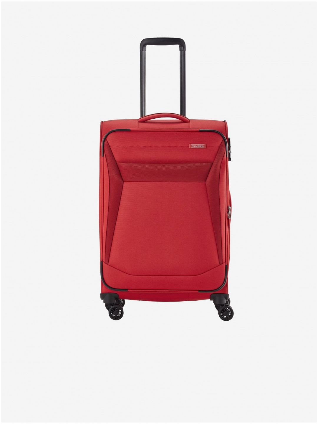 Červený cestovní kufr Travelite Chios M