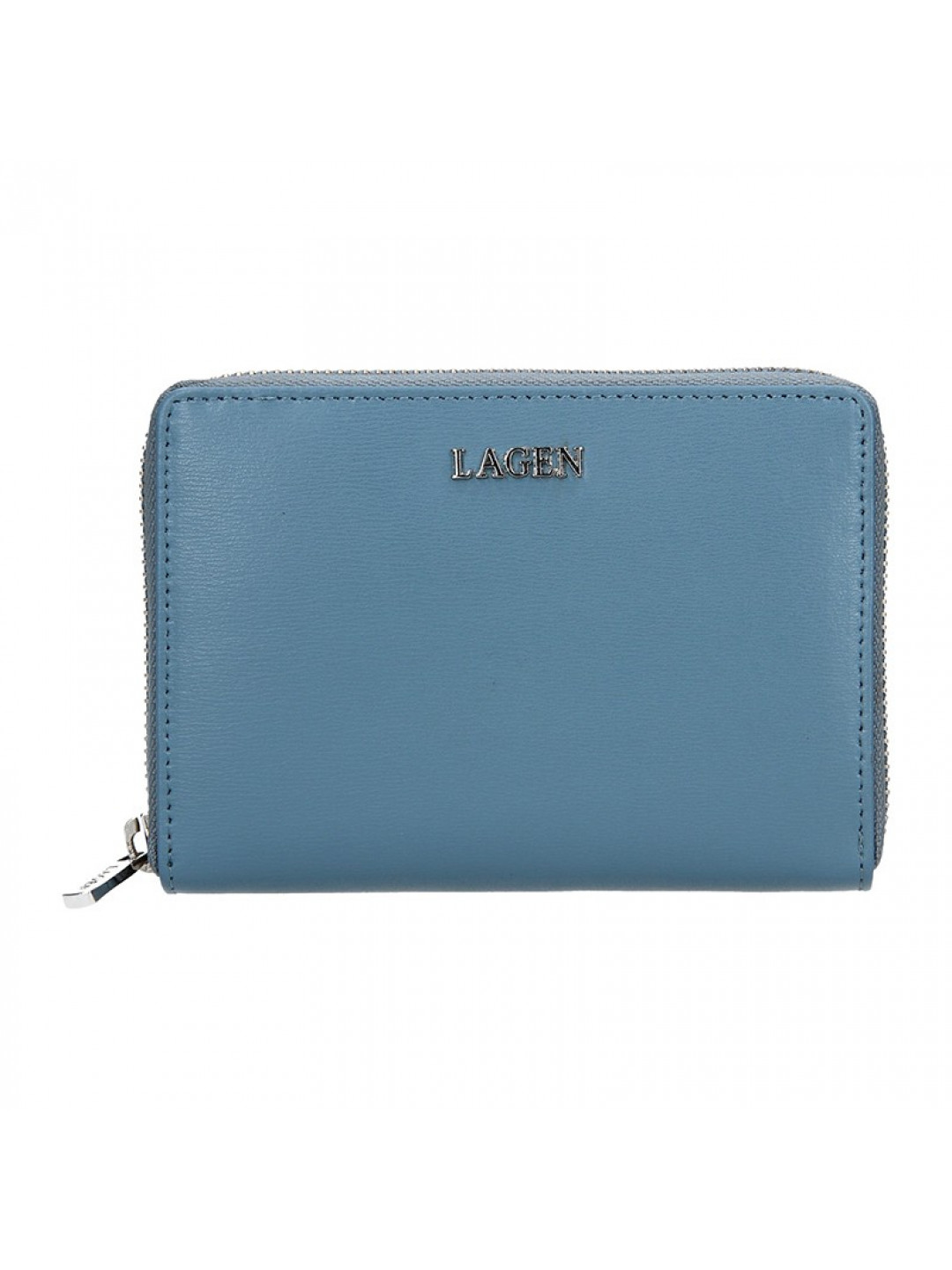 Dámská kožená peněženka Lagen Apolen – modrá