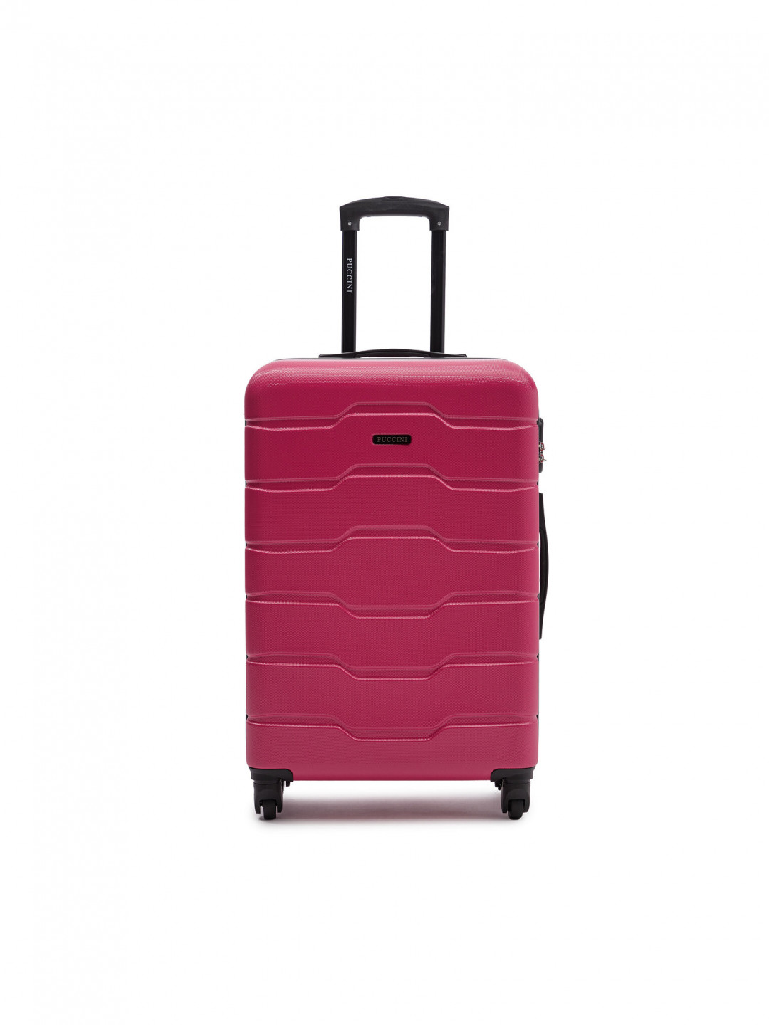 Puccini Střední kufr ABS024B Růžová
