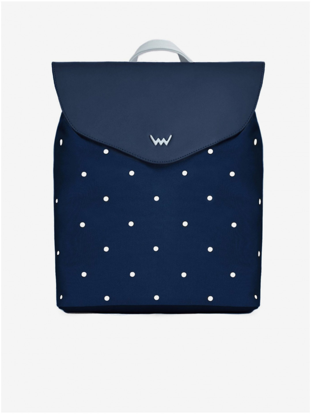 Tmavě modrý dámský puntíkovaný batoh VUCH Hasling