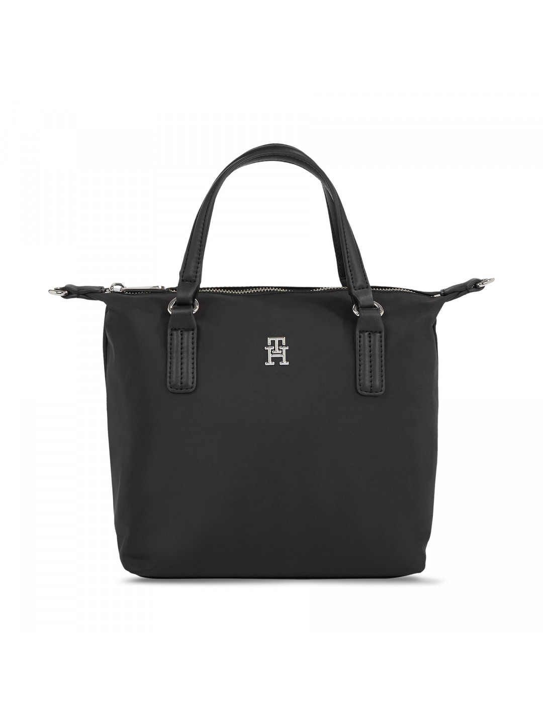 Kabelka Tommy Hilfiger Poppy Th Small Tote AW0AW15640 Černá
