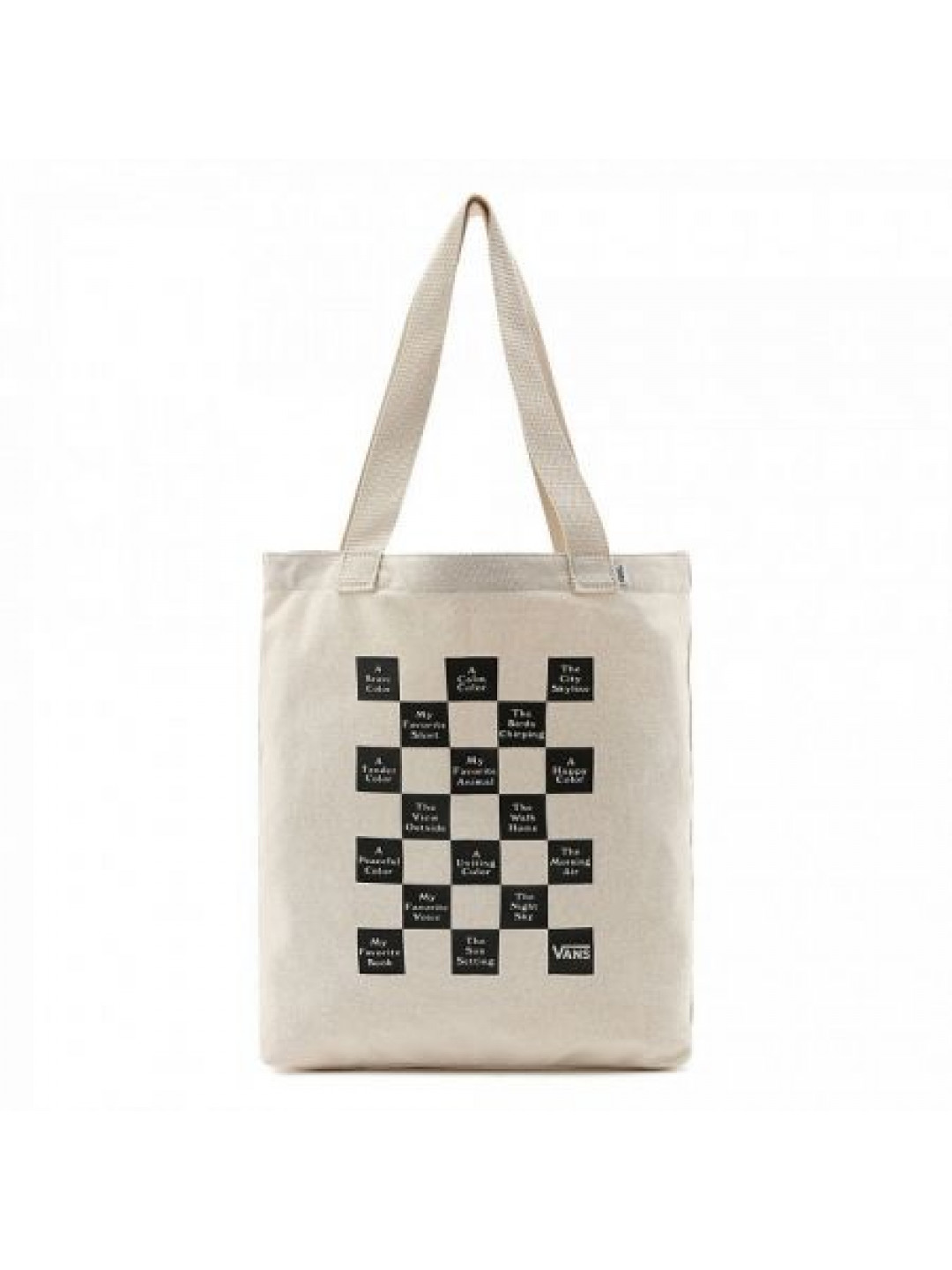 Taška Vans Checkerboard Day 21 Wms – Béžová – Univerzální