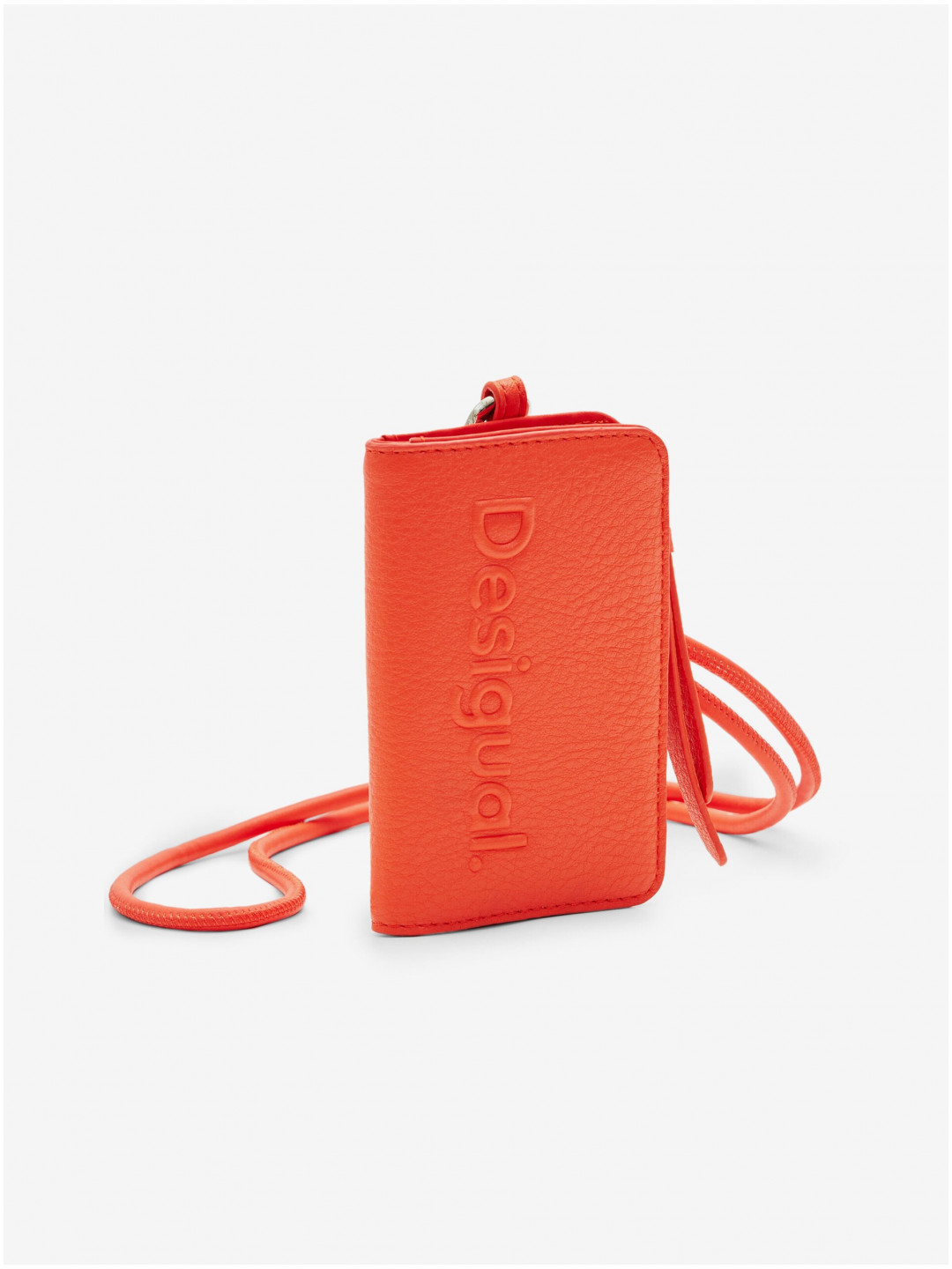 Oranžová dámská peněženka na krk Desigual Emma 2 0 Mini