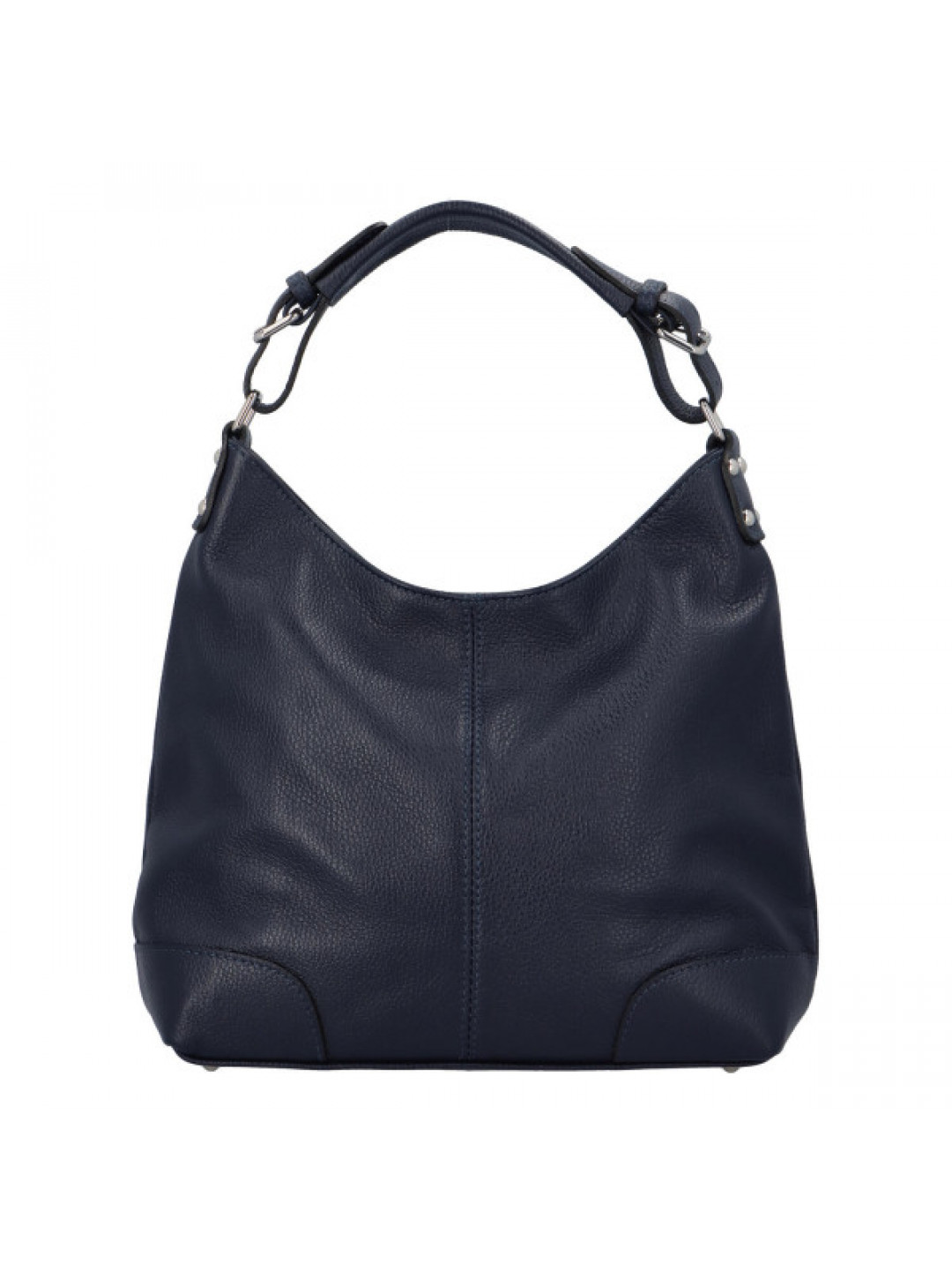 Dámská kožená kabelka tmavě modrá – ItalY Inpelle