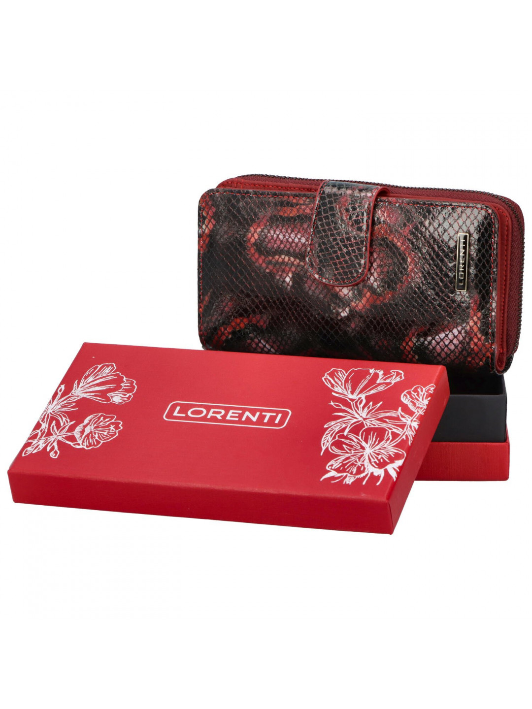 Dámská kožená peněženka červená – Lorenti Chantala