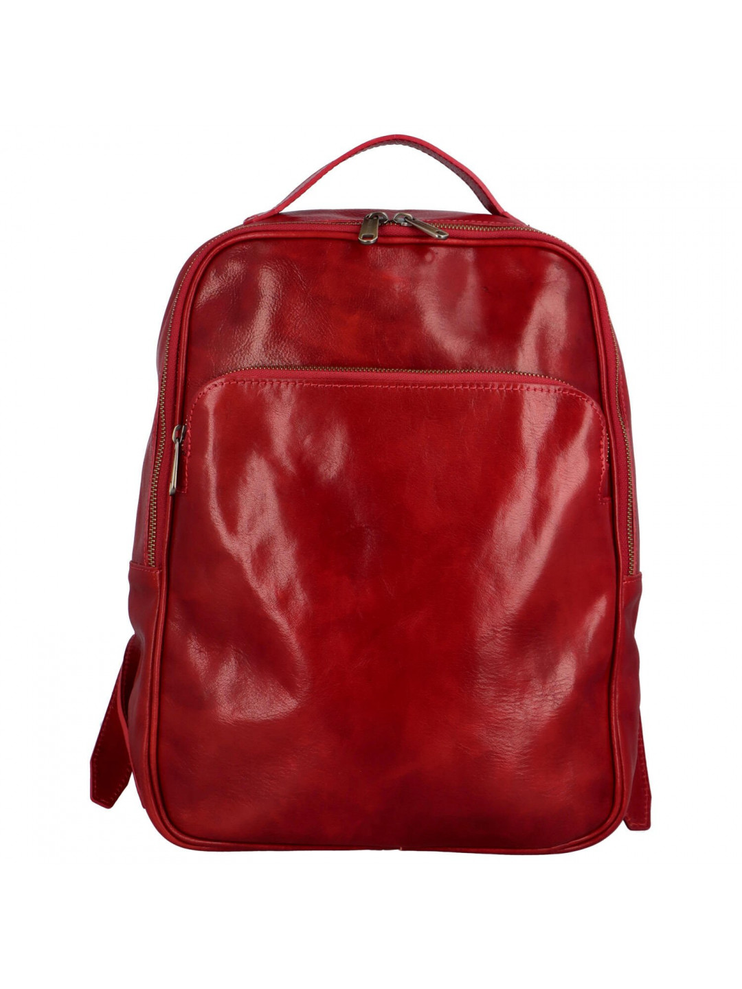 Kožený batoh červený – Delami Vera Pelle Sanya