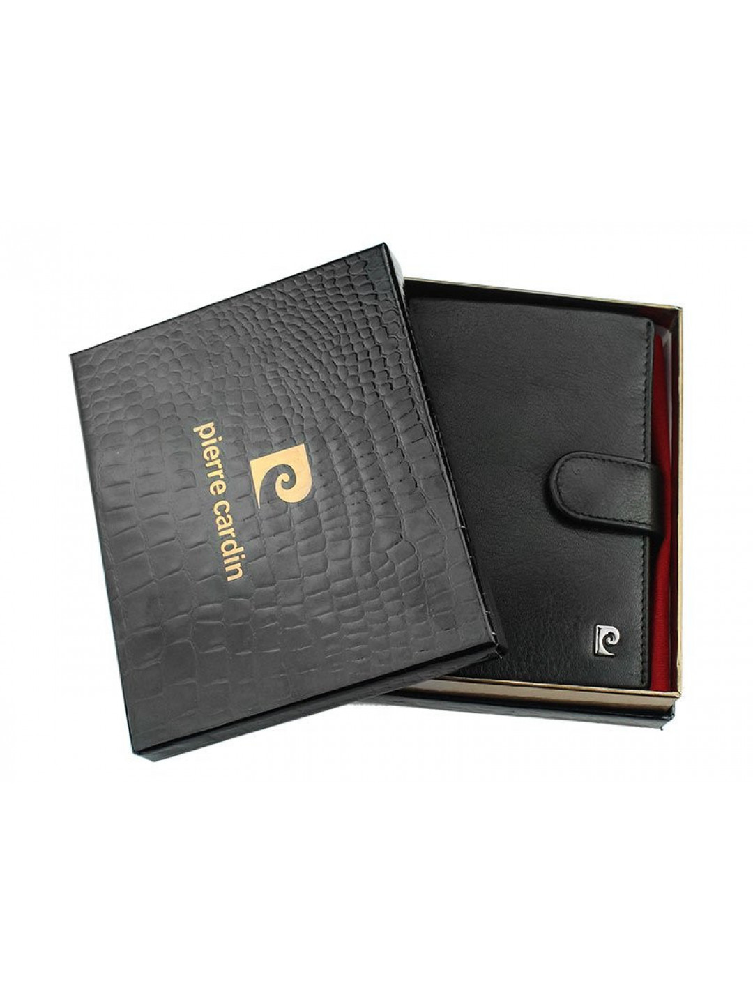 Pánská kožená peněženka černá – Pierre Cardin Stefano