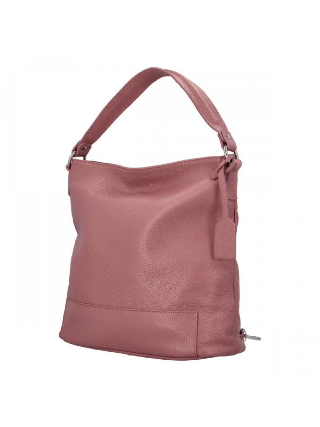 Dámská kožená kabelka růžová – Delami Gleadis