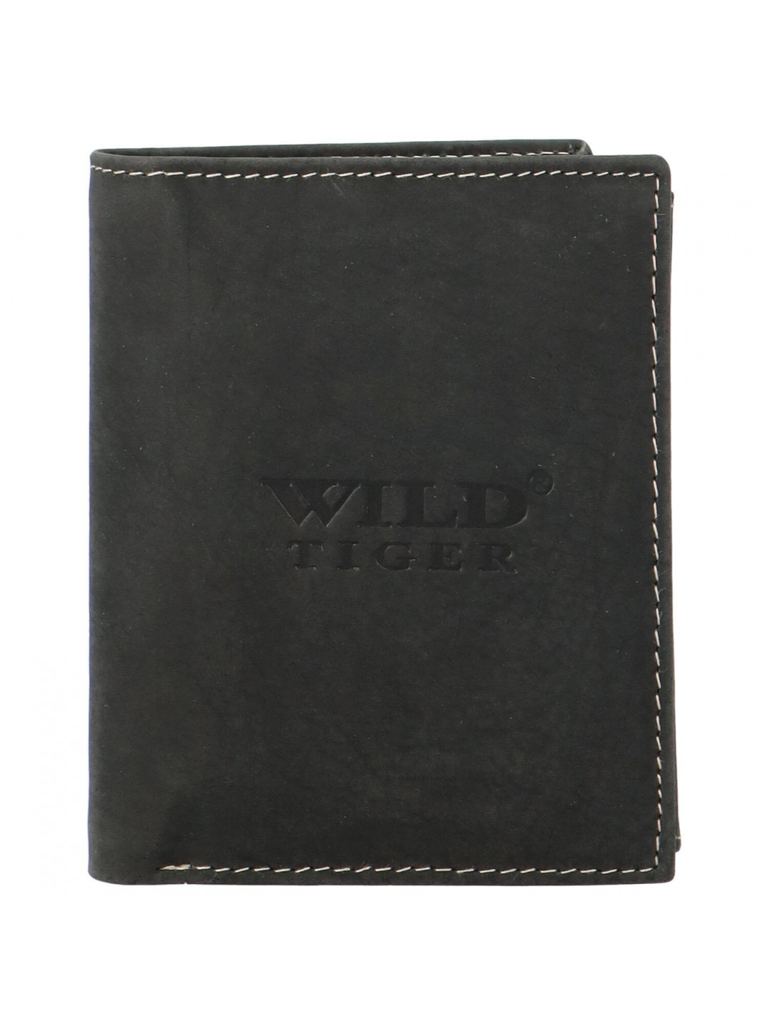 Pánská kožená peněženka černá – Wild Tiger Stefan