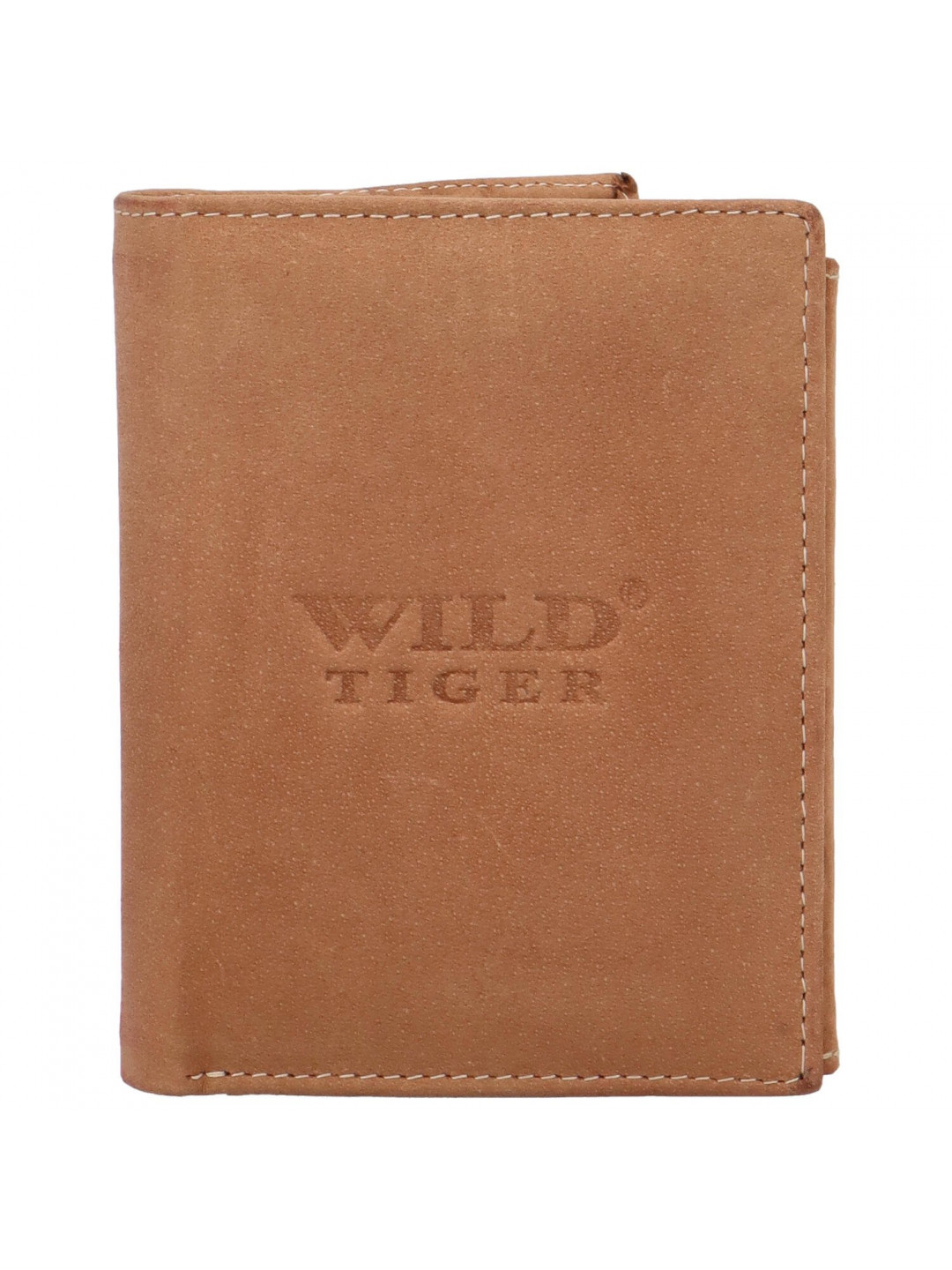 Pánská kožená peněženka světle hnědá – Wild Tiger Stefan