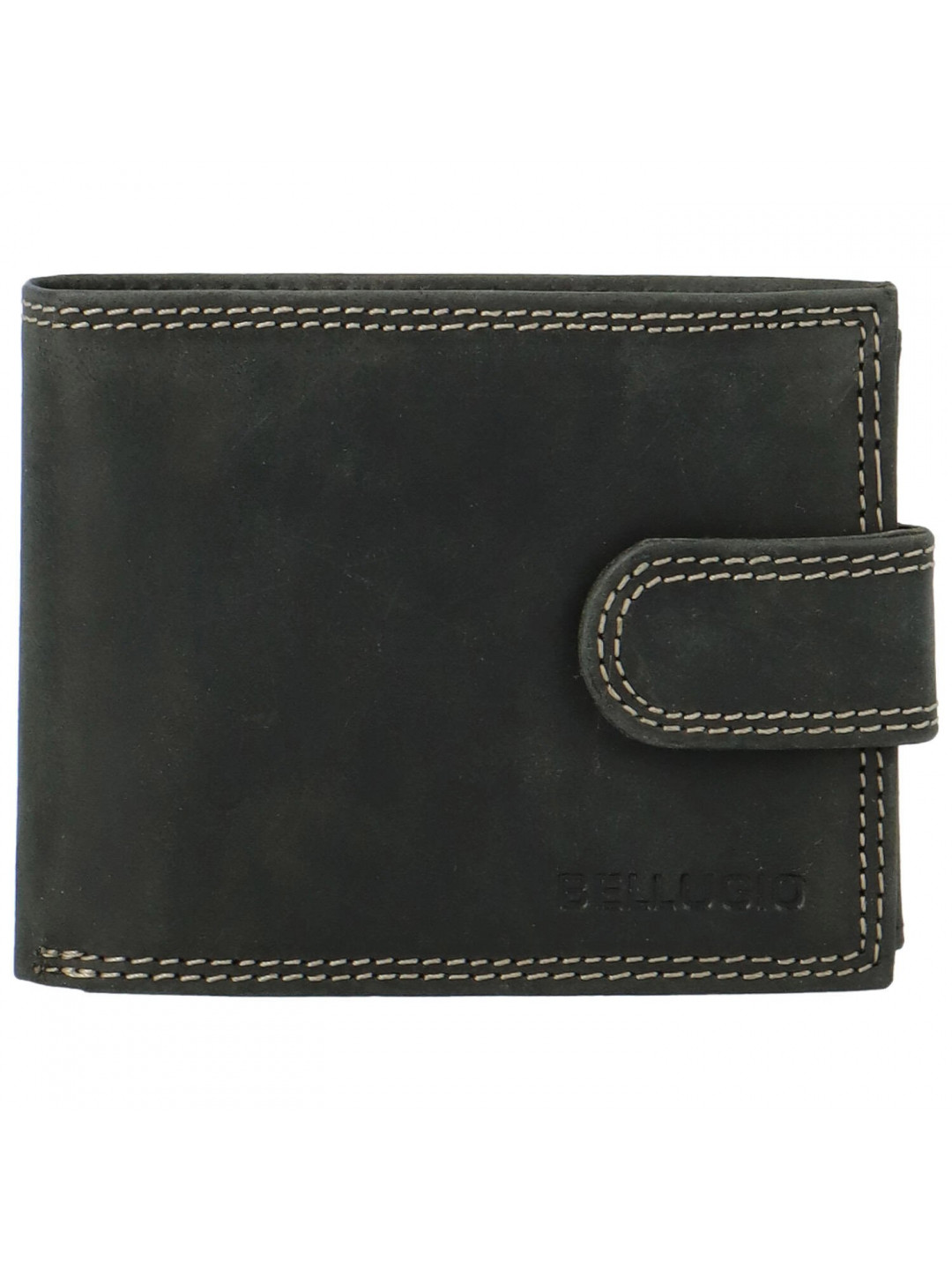 Pánská kožená peněženka černá – Bellugio Lokys