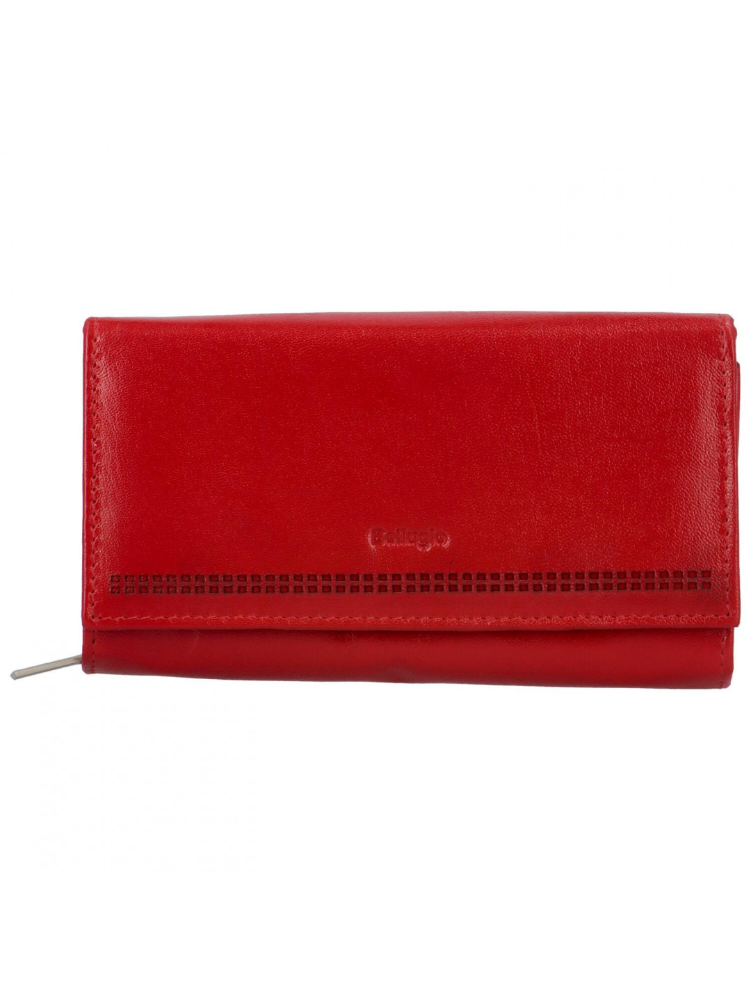 Dámská kožená peněženka červená – Bellugio Ermína
