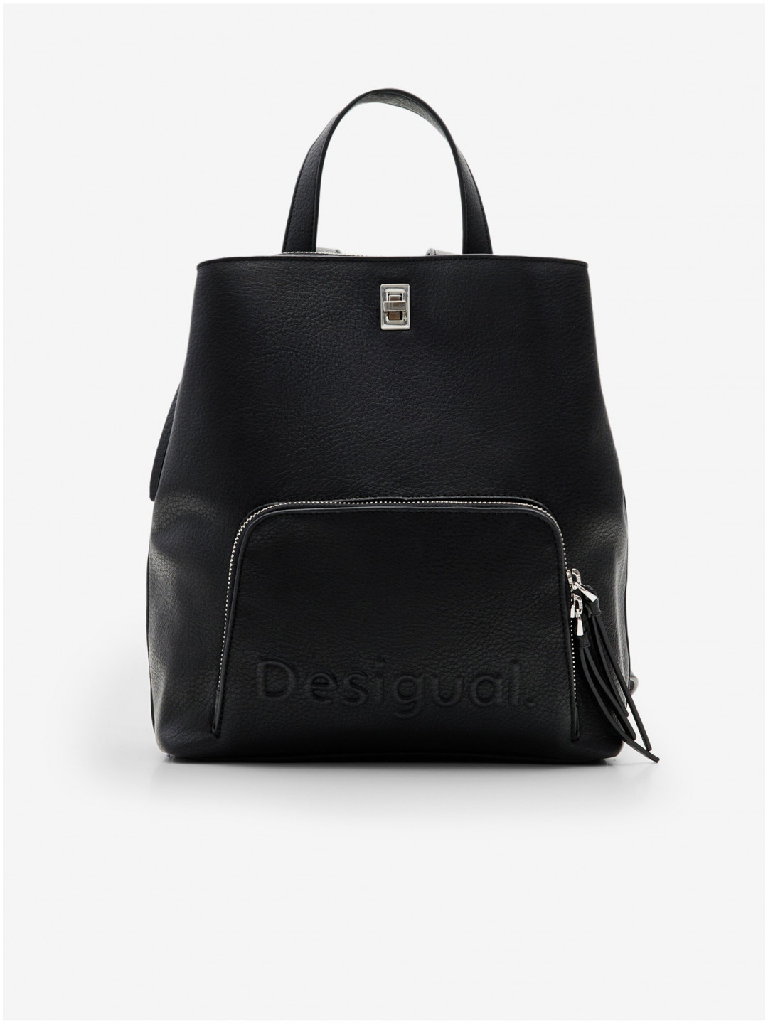 Černý dámský batoh Desigual Half Logo 24 Sumy Mini