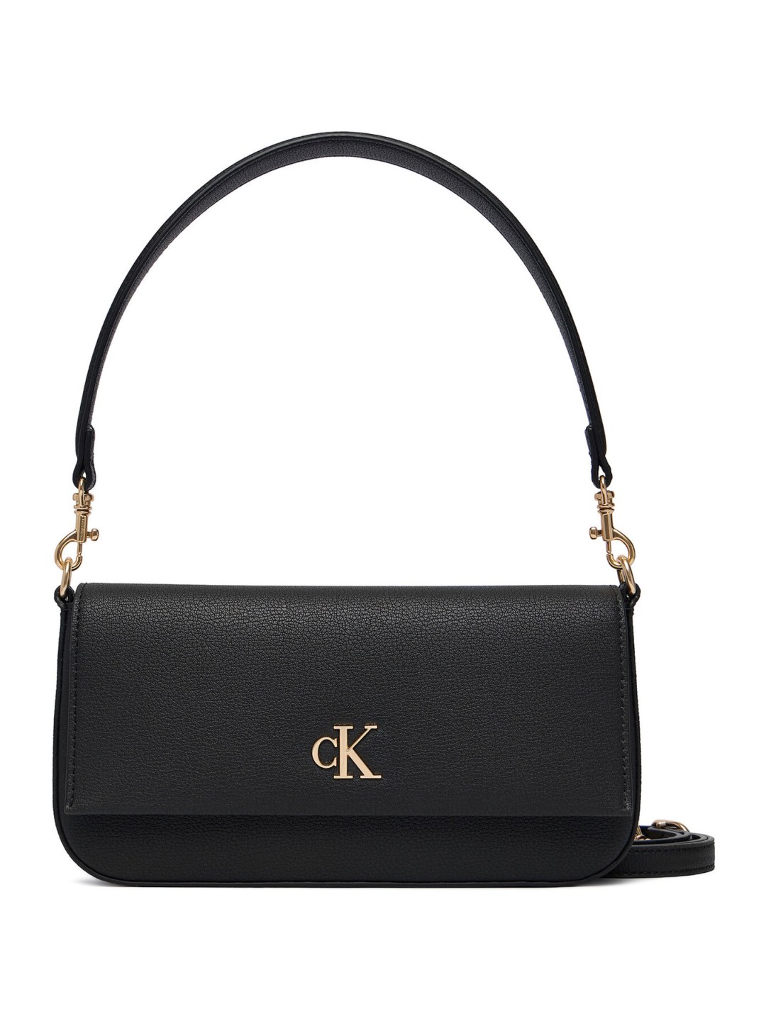 Kabelka Calvin Klein Jeans Minimal Monogram Shoulder Pouch LV04K3161G Černá