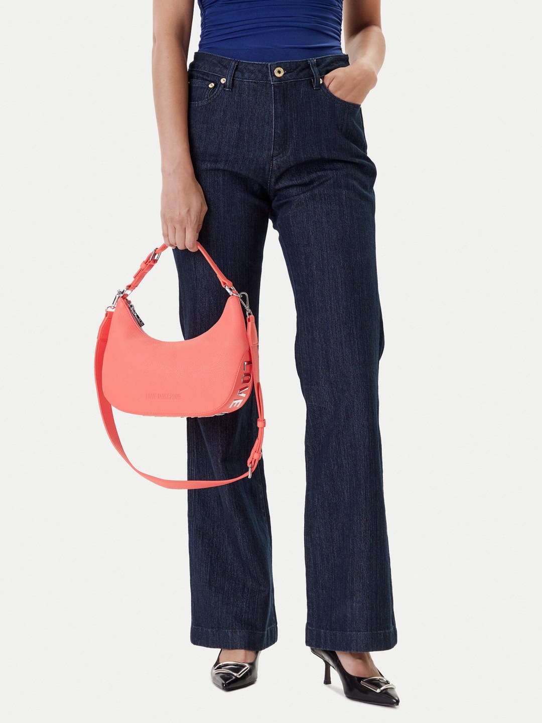 Kabelka LOVE MOSCHINO JC4018PP1MLT0464 Korálová