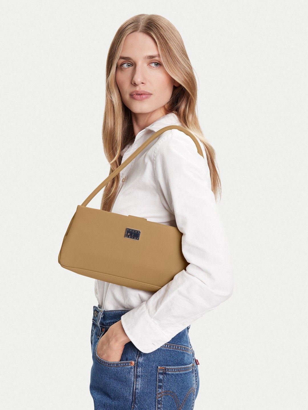 Kabelka Tommy Jeans AW0AW17295 ACT Béžová