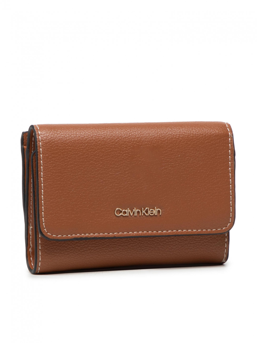 Calvin Klein Malá dámská peněženka Ck Must Trifold Sm K60K607251 Hnědá