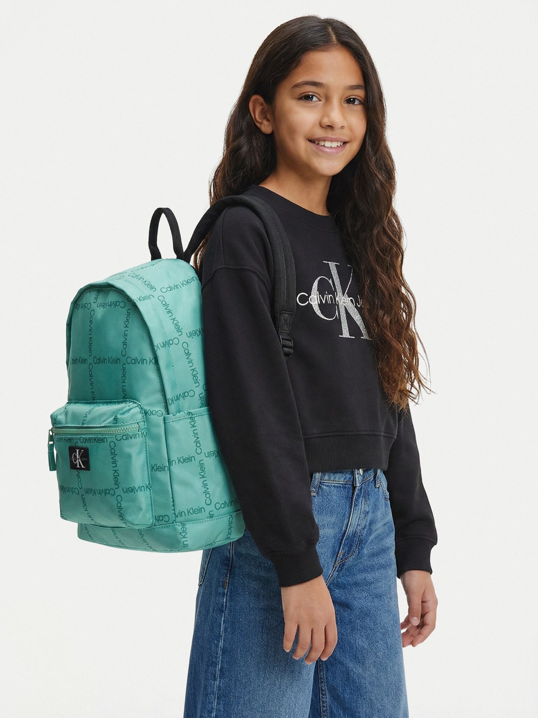 Batoh Calvin Klein Jeans City Grid Aop IU0IU00711 Zelená