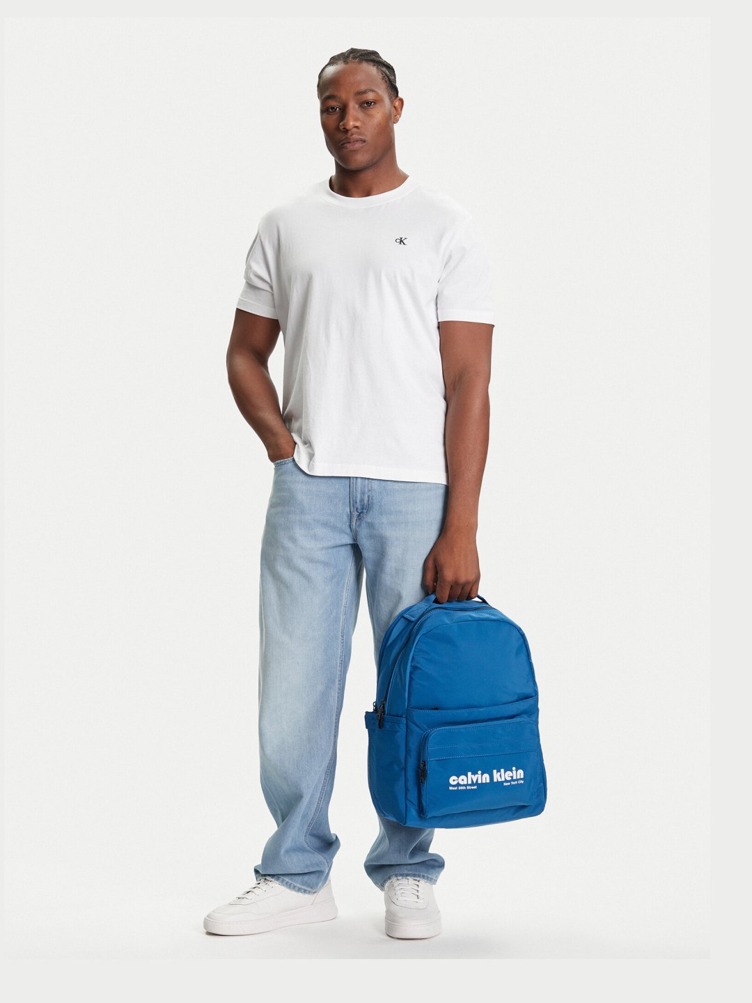 Batoh Calvin Klein Jeans Ckj Graphic Ck Multi Funct Backp LV04G3162G Tmavomodrá