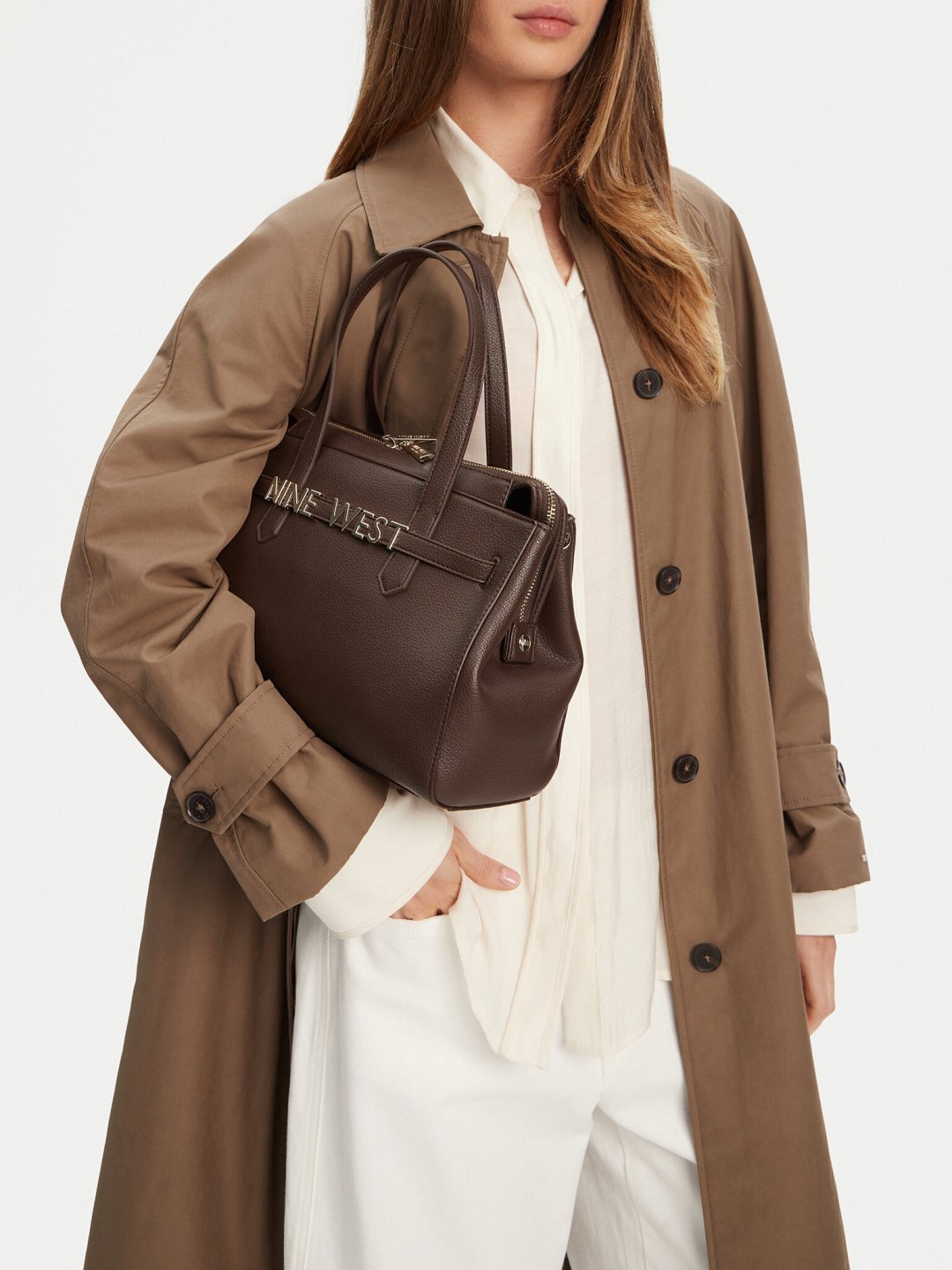 Kabelka Nine West EO-Manhattan-Muse-II-LX10197 Hnědá